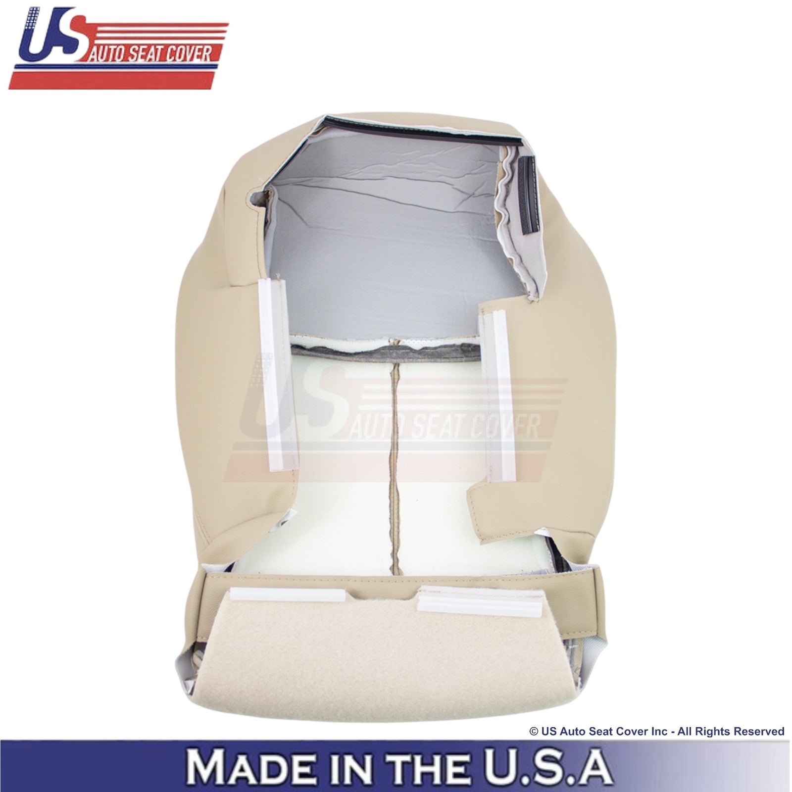 2013-2020 For Nissan Pathfinder Leather Front Replacement Seat Covers Almond