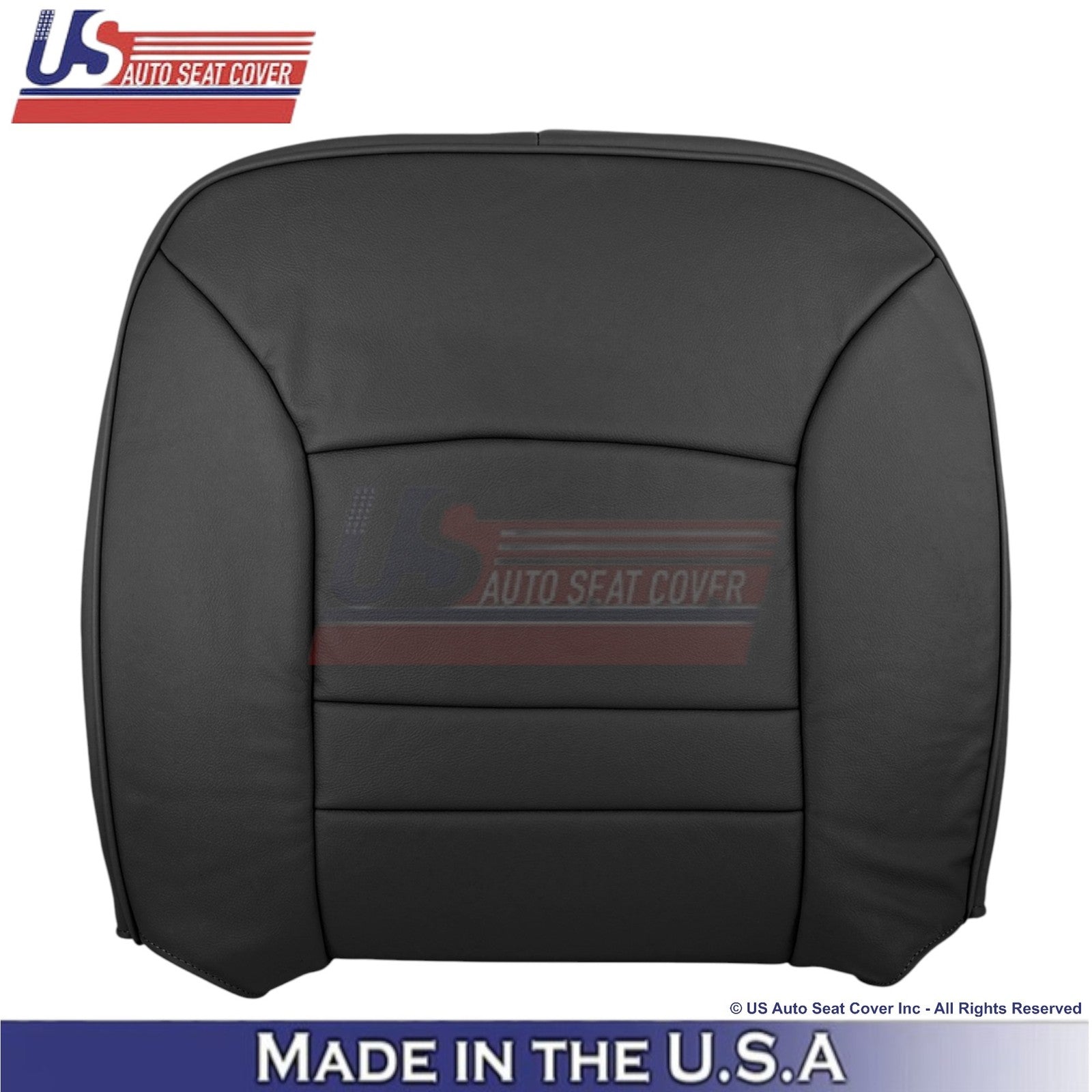 2000-2002 Fits Ford Crown Victoria Leatherette Driver Side Seat Covers Black