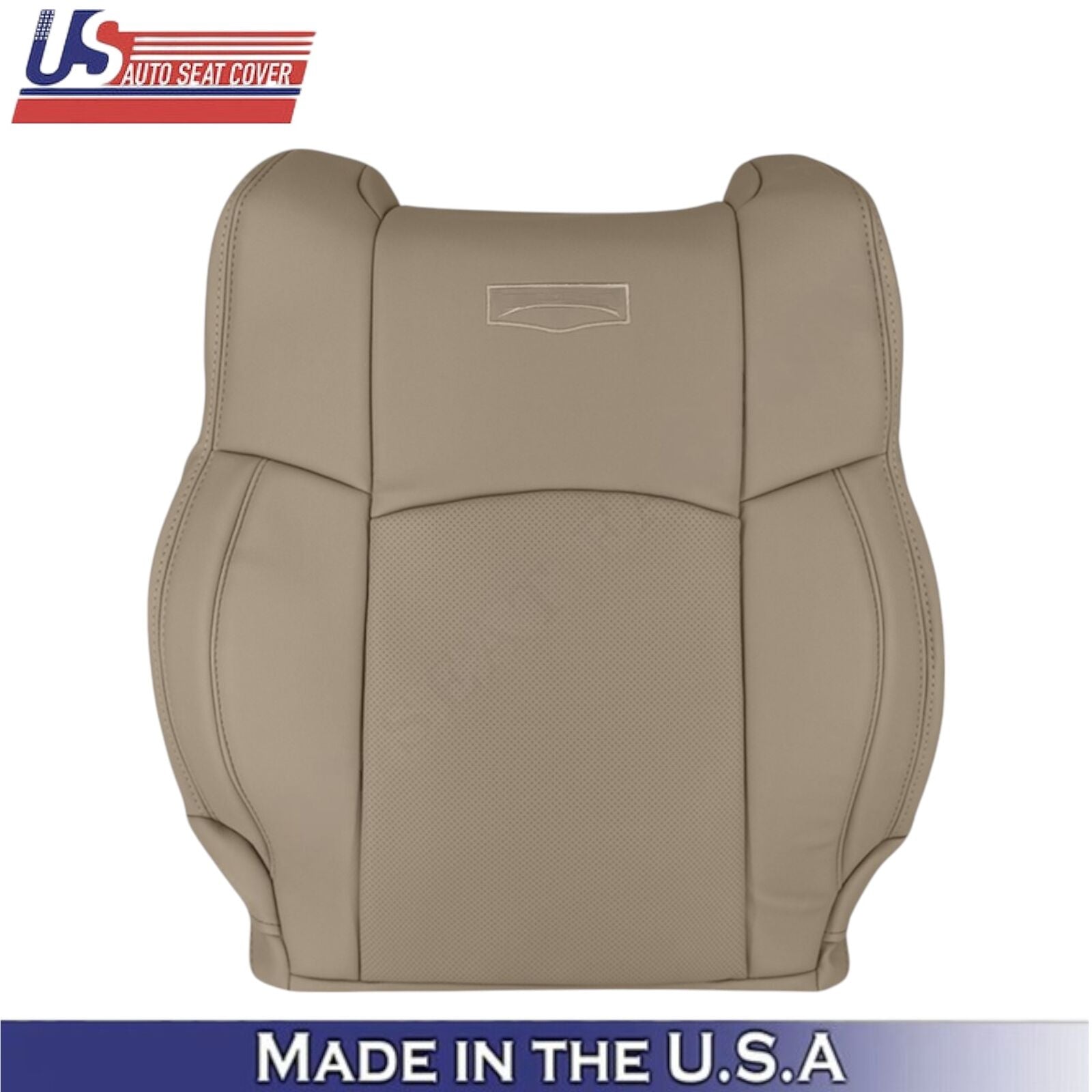 2009-2012 For Dodge Ram 1500 2500 3500 Laramie Leatherette Front Seat Covers Tan