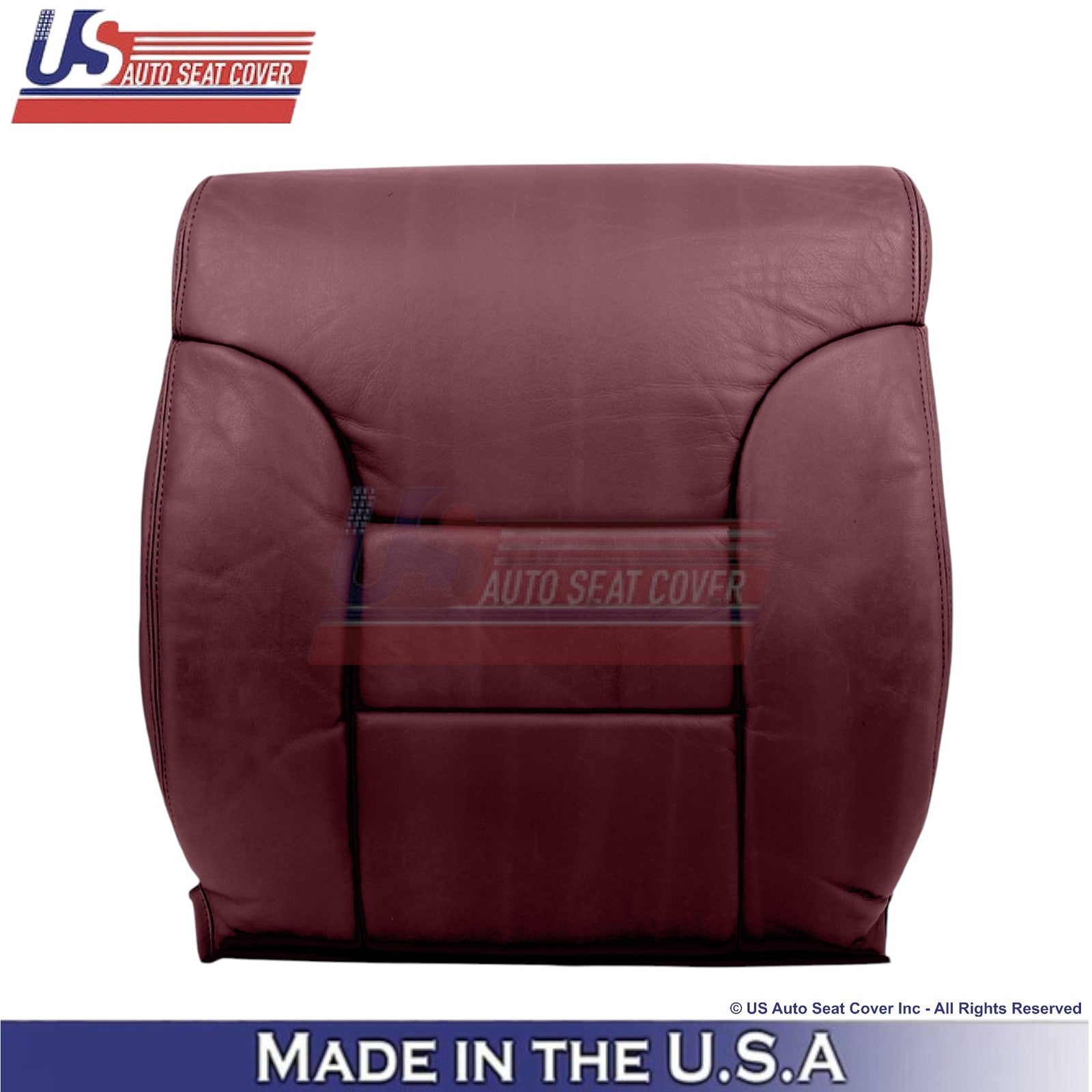 1995-1999 For Chevy Suburban Leatherette Driver Top Replacement Cover Ruby Red