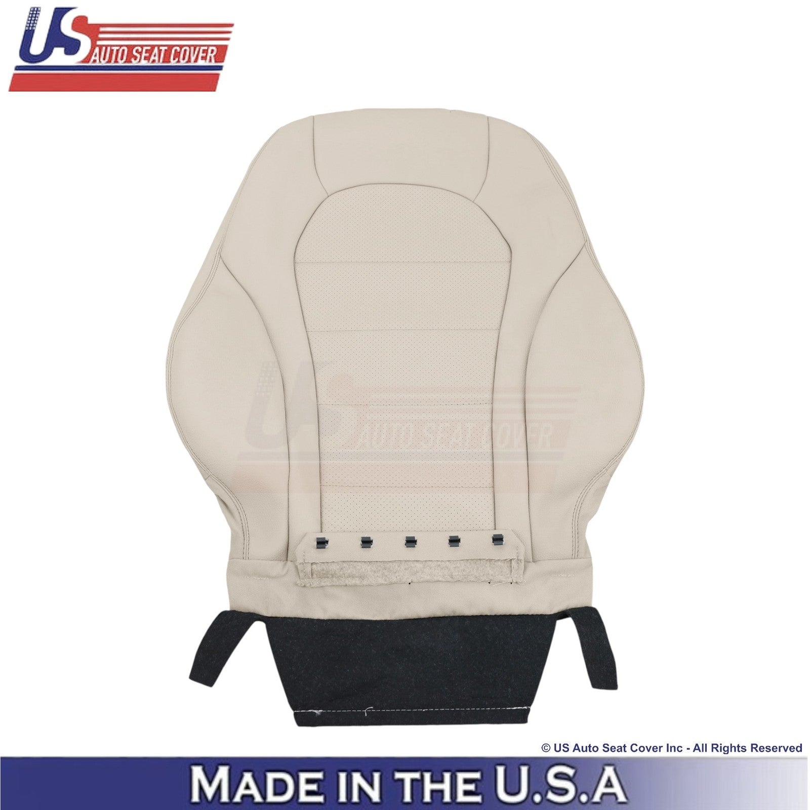 2016-2021 For Mercedes Benz GLC Class Leather Driver Side Seat Covers Silk Beige