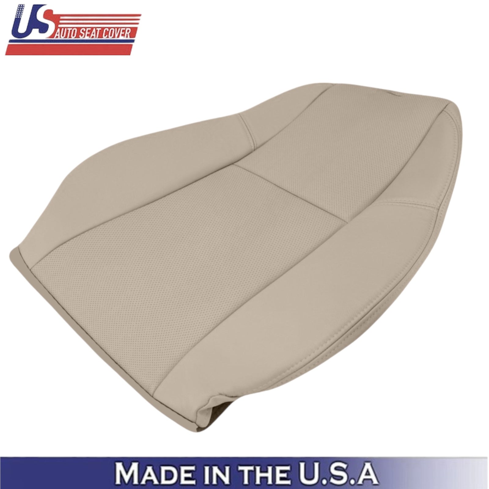 2012-2014 For Chevy Silverado 1500 Leatherette Driver Side Seat Covers Tan
