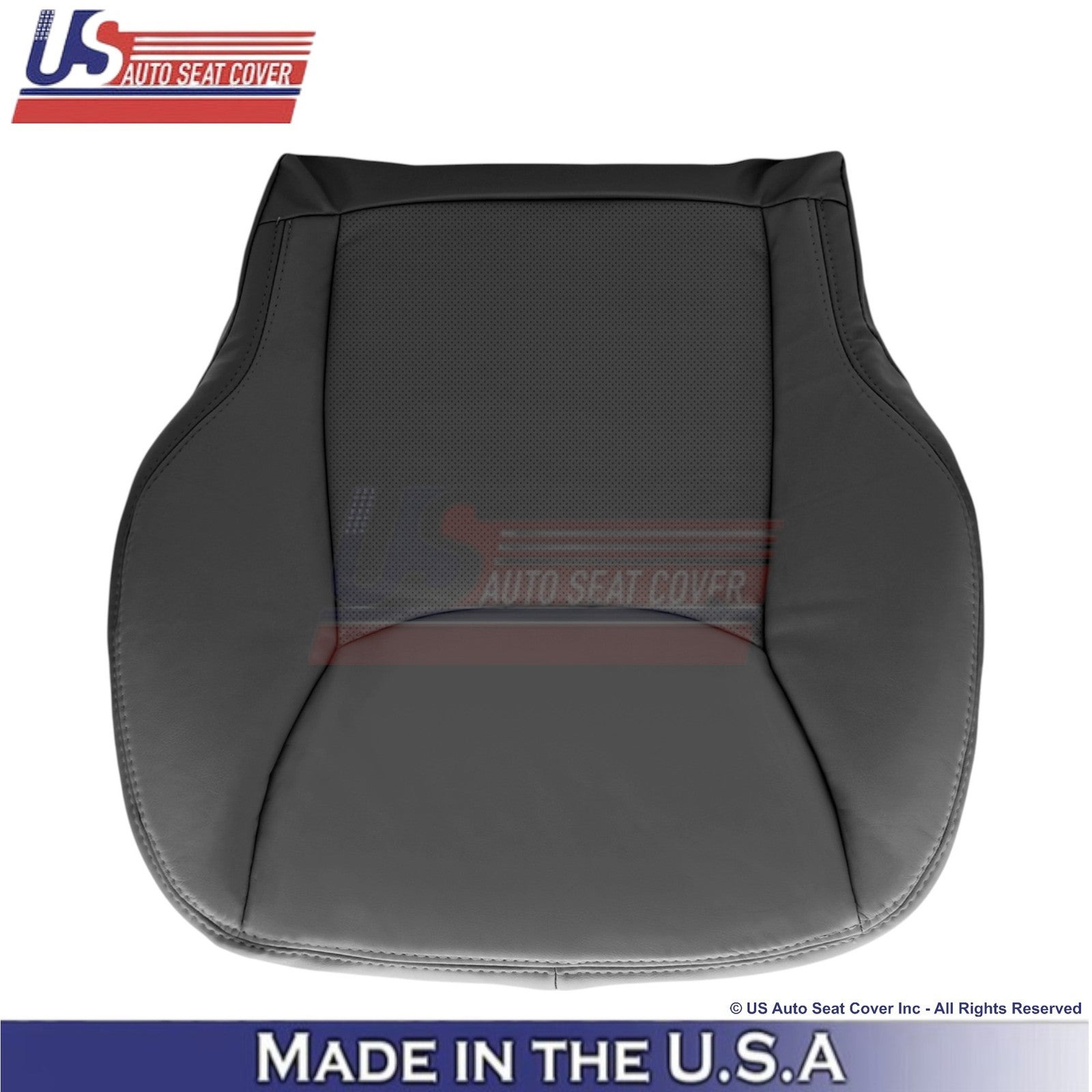 2000-2006 For Mercedes-Benz S Leatherette Half Perf Driver Bottom Cover Charcoal