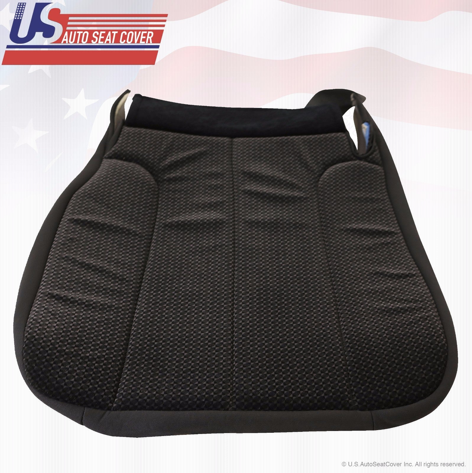 2003 For Dodge Ram 1500 SLT Driver Bottom Replacement Cloth Seat Cover Dark-Gray