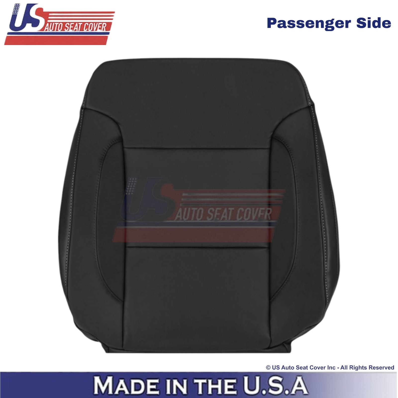 2015-2020 For Chevy Suburban Leatherette Passenger Top Replacement Cover Black