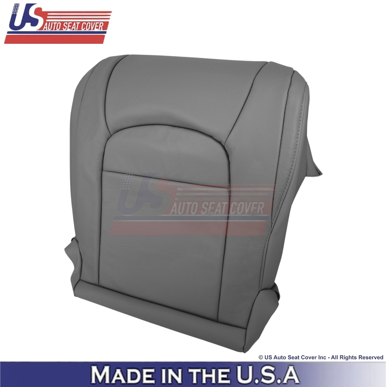 2008-2021 For Toyota Land Cruiser Leather Front Bottom Seat Covers Dark Gray