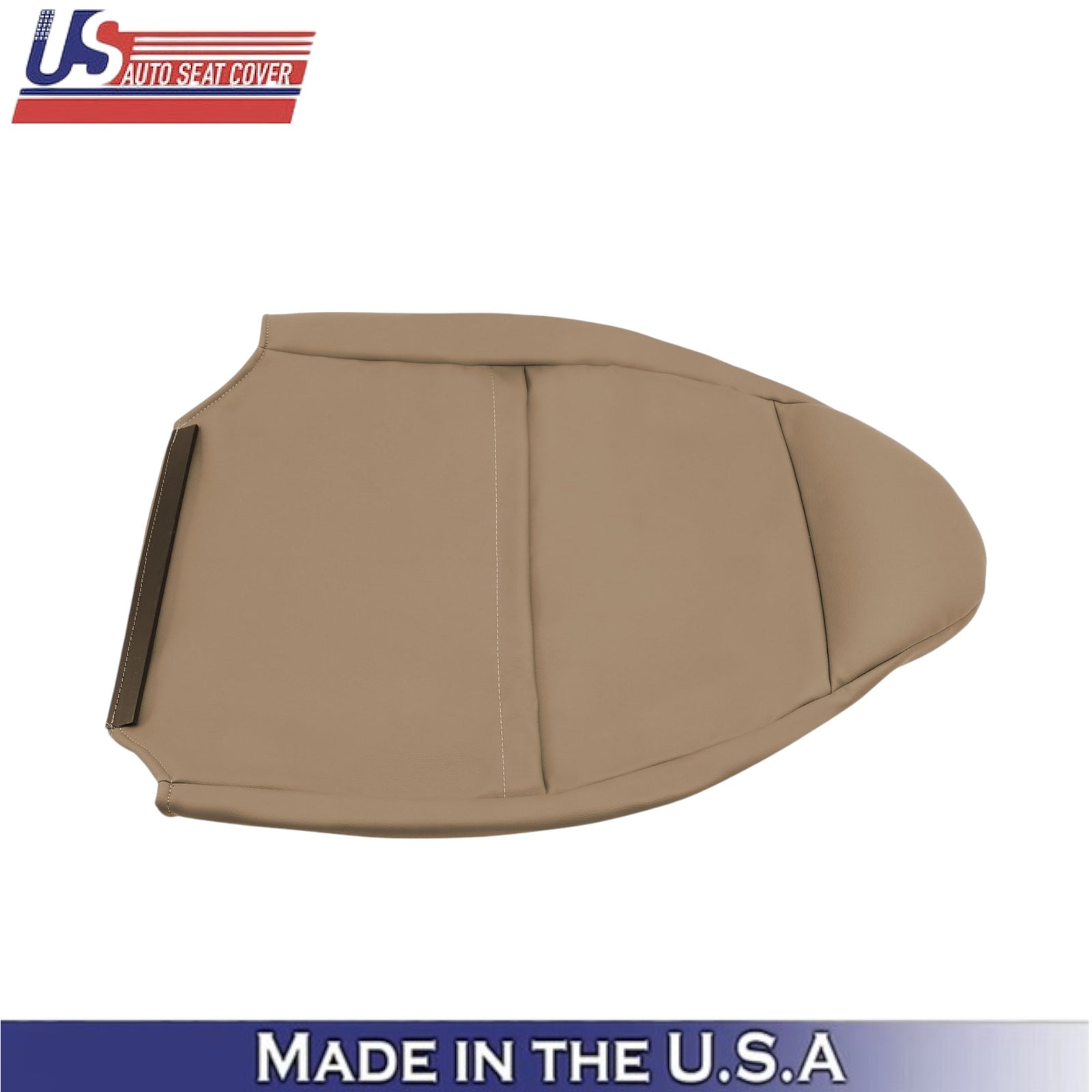 1997-2002 For Ford Expedition XLT Eddie Bauer Leather Front Top Seat Covers Tan