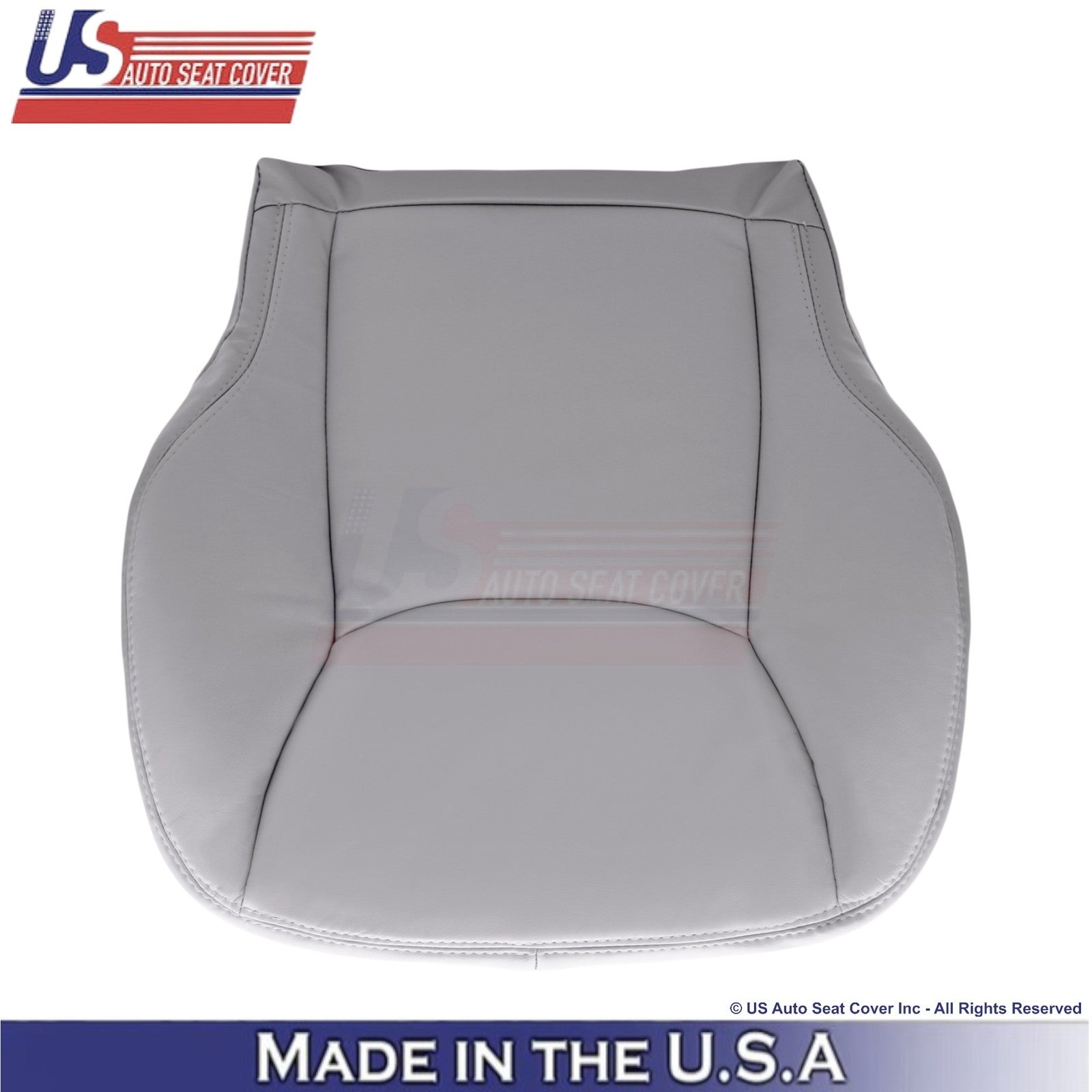 1999-2006 Fits Mercedes-Benz S-Class Genuine Leather Bottom Seat Covers Ash Gray