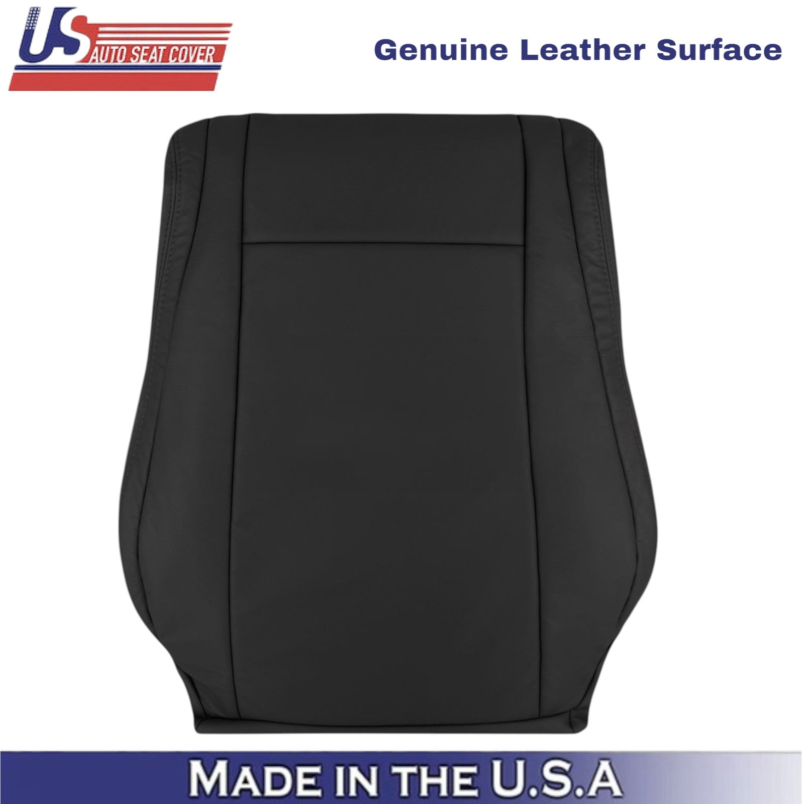 2007-2013 For Toyota Tundra Genuine Leather front Passenger Seat Covers Black