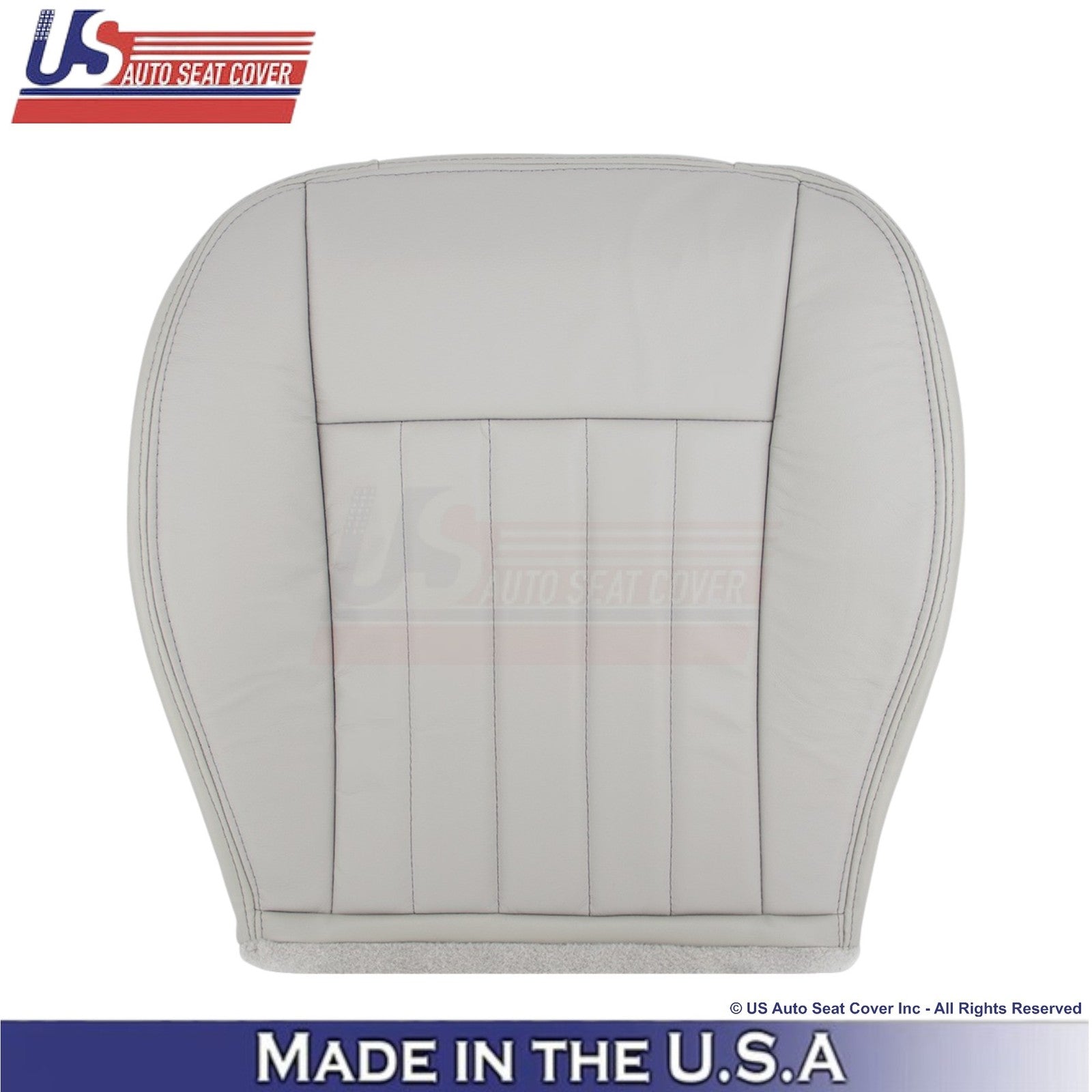 2005-2007 Fits Jeep Liberty Limited Passenger Genuine Leather Covers Graystone