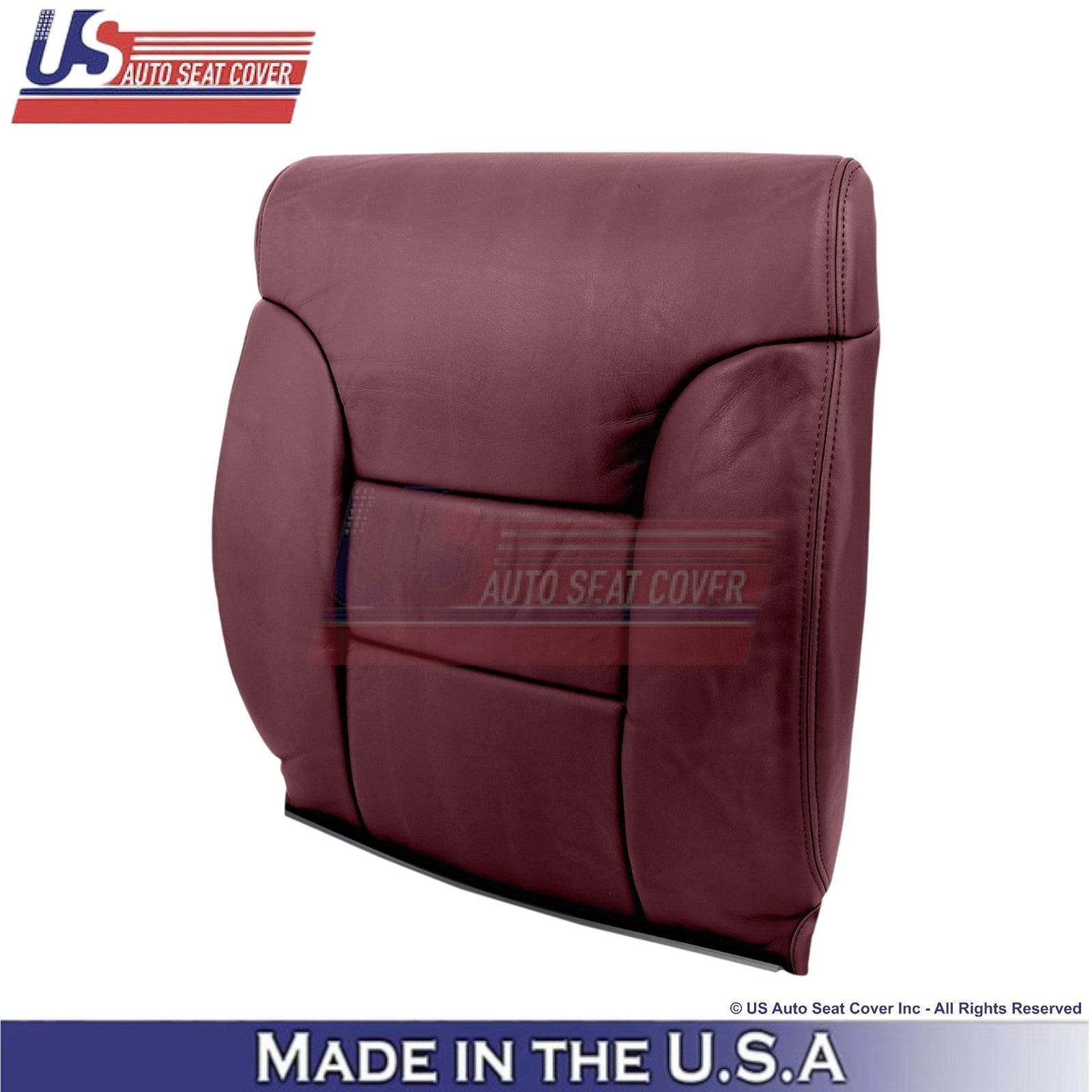 1995-1999 For Chevy Suburban Leatherette Driver Top Replacement Cover Ruby Red