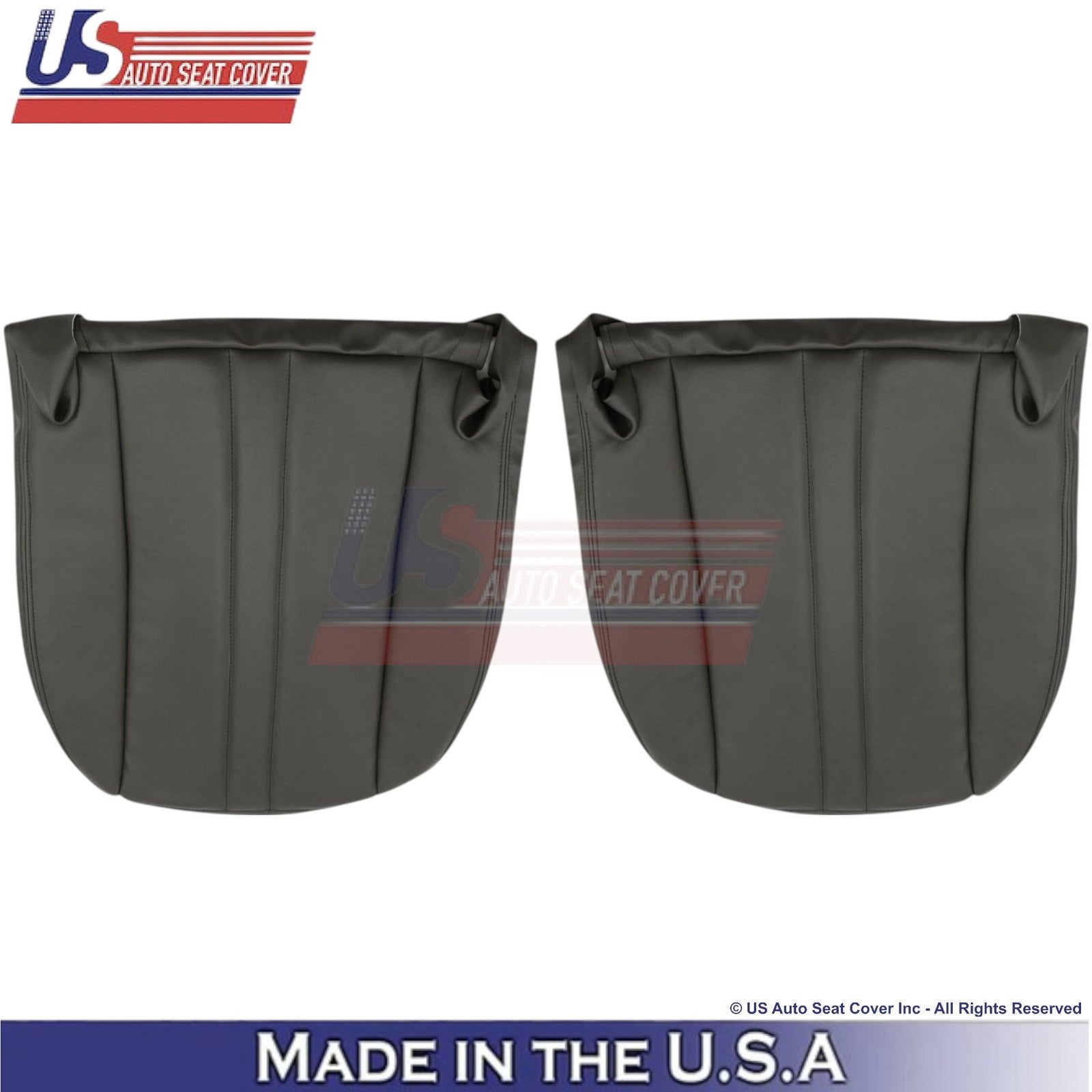 2003-2009 Fits GMC Topkick Bottom Leatherette Replacement Covers Dark Pewter
