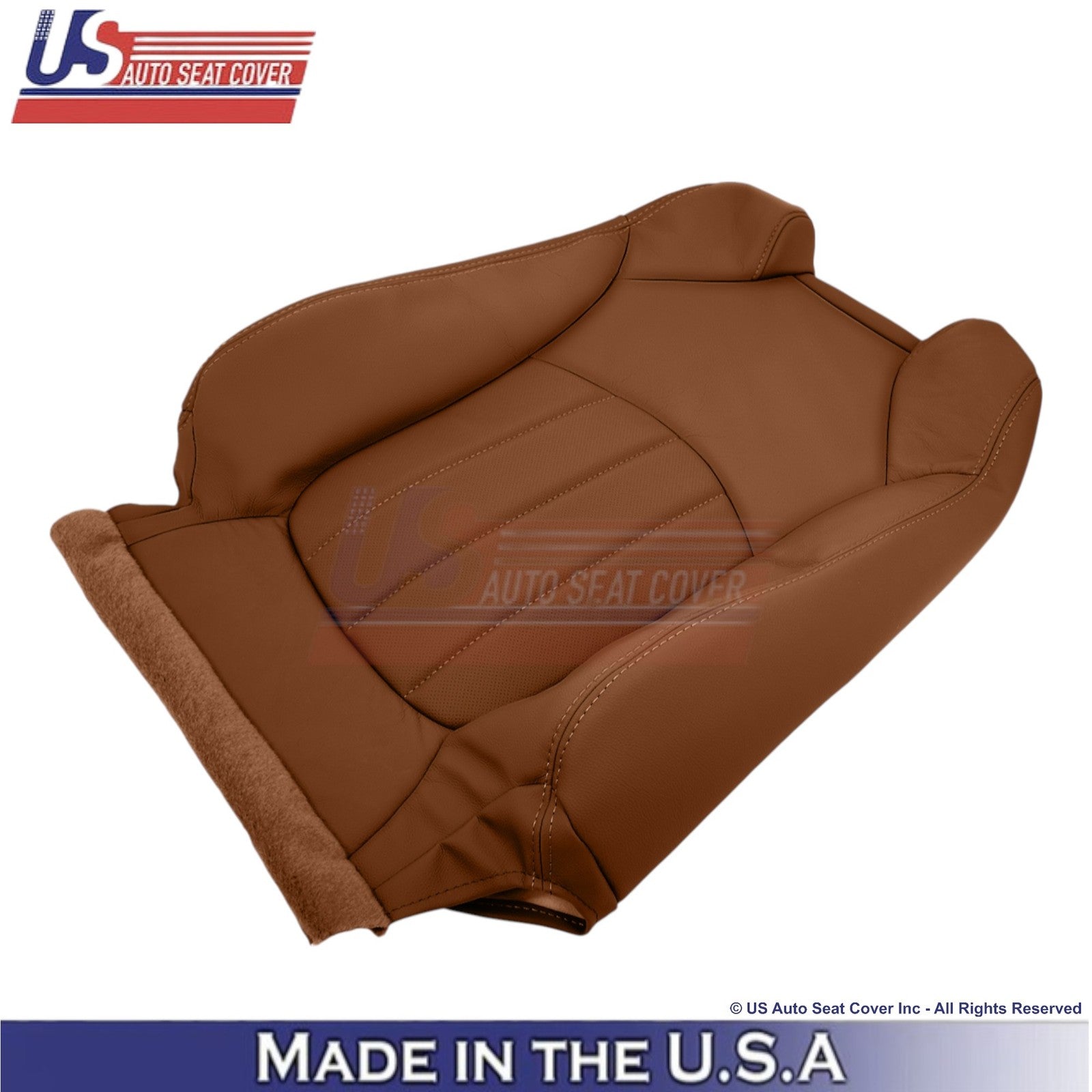 2015-2017 Fits Chevy Traverse Leather Perforated Front Seat Covers Saddle Up