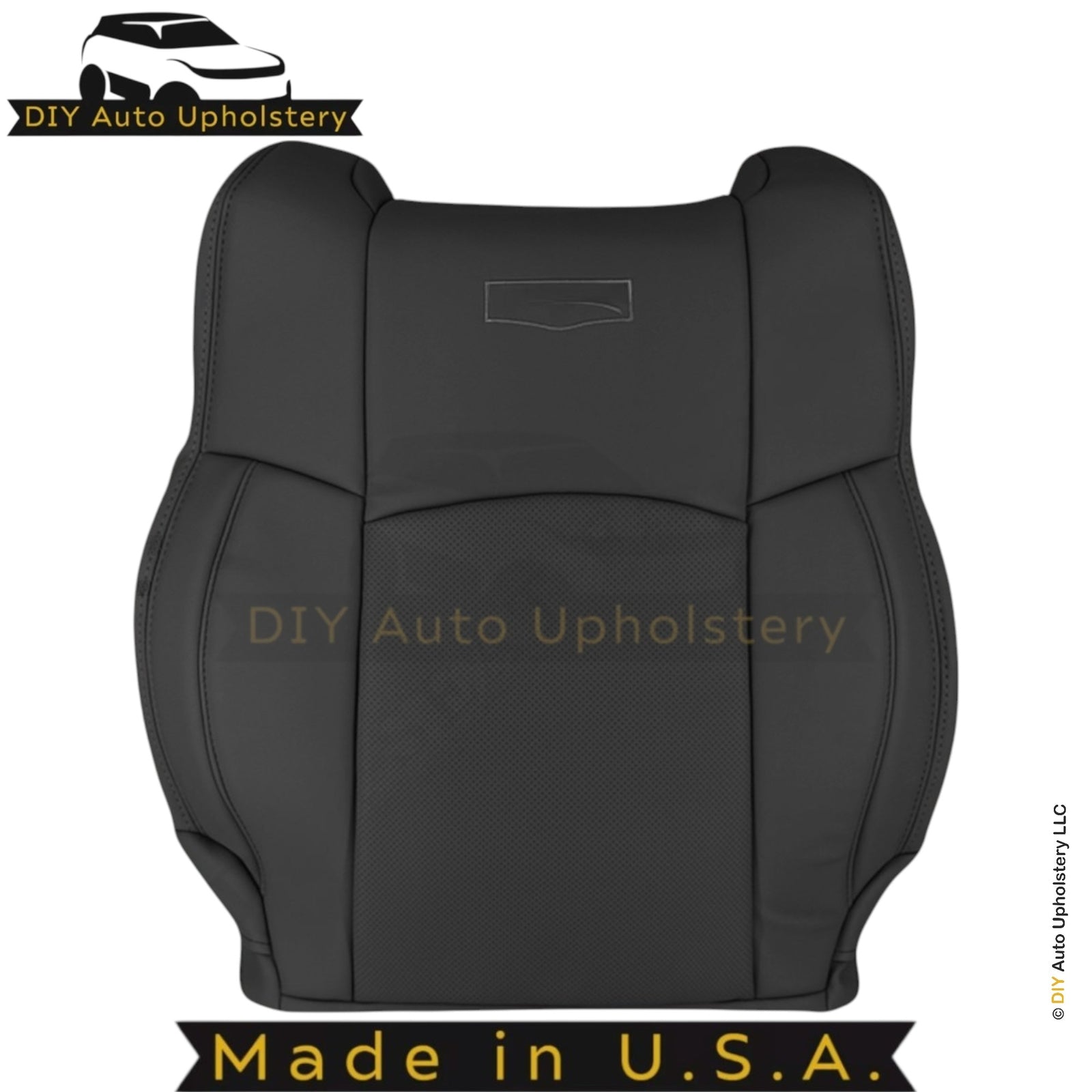 2013-2018 For Dodge Ram 2500 Laramie Genuine Leather Front Seat Covers Black