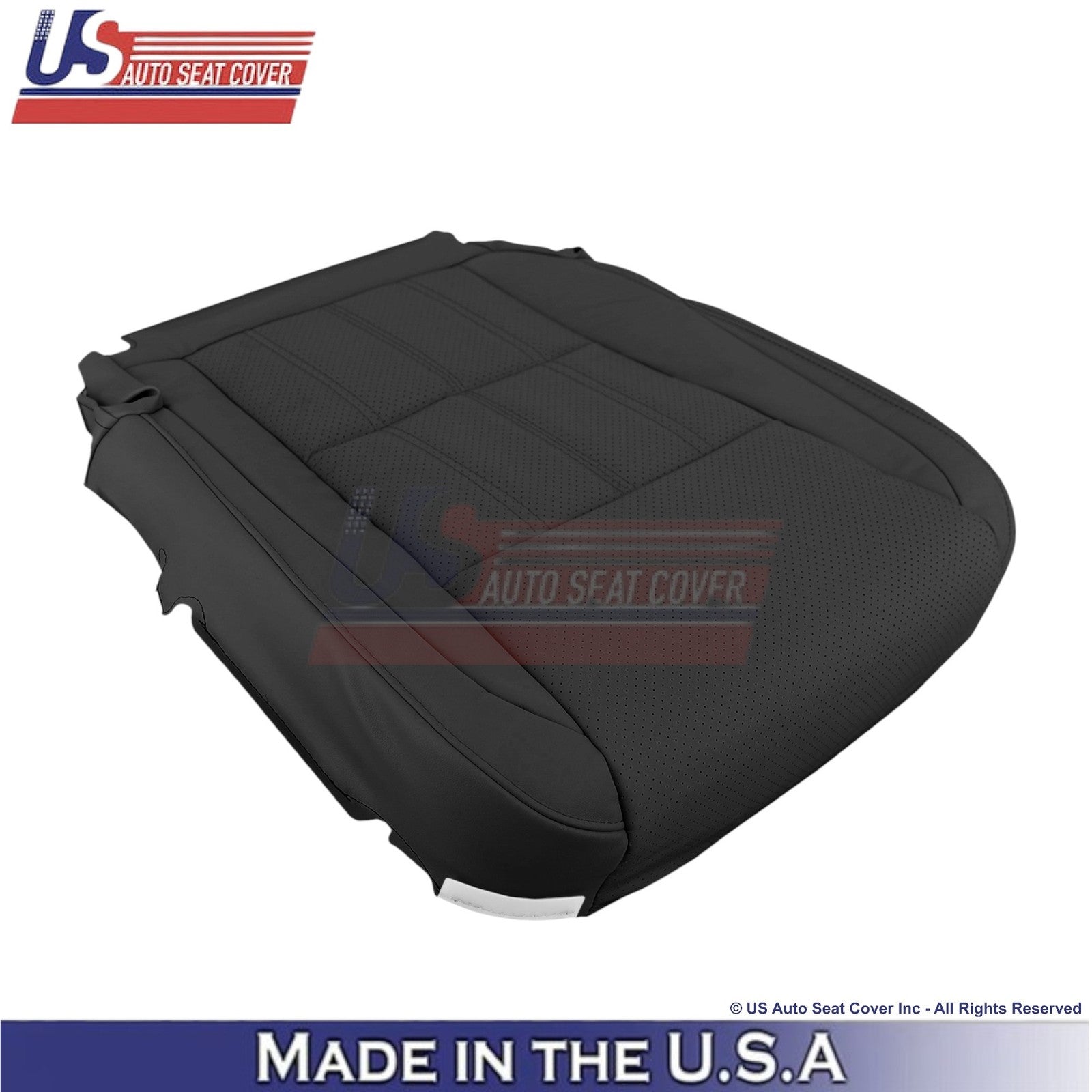 2016-2018 Fits Lexus ES 350 Leather Passenger Side Replacement Seat Covers Black