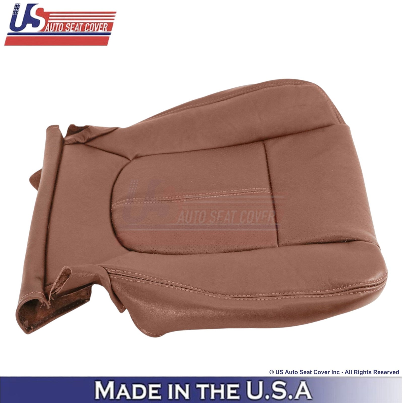 2011-2014 For Ford F250 F350 Genuine Leather Driver Bottom Seat Covers Chaparral