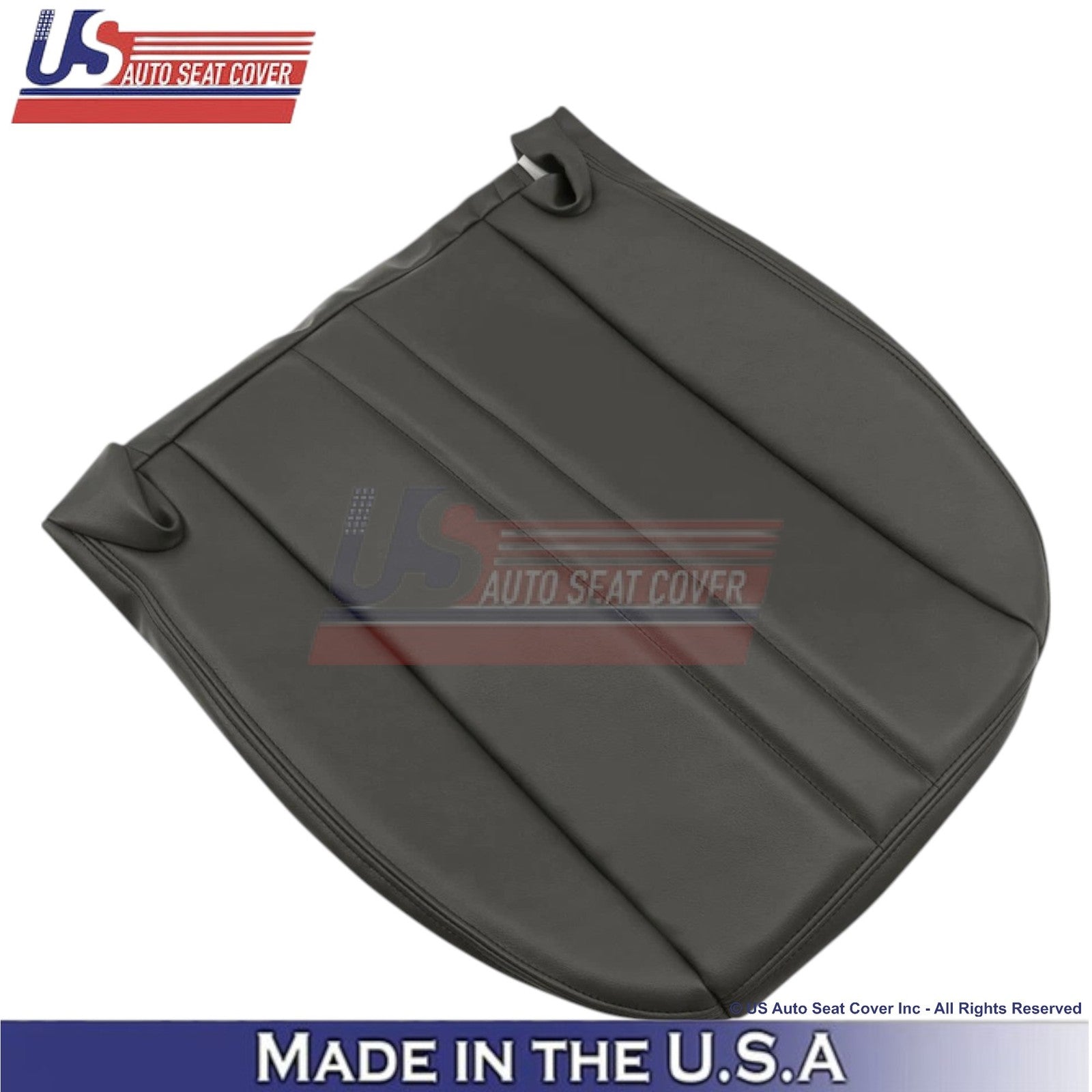 2003-2009 Fits GMC Topkick Driver Bottom Leatherette Seat Cover Dark Pewter