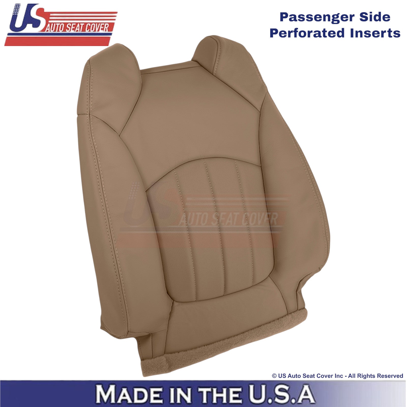 2013-2017 For Buick Enclave Leather Passenger Top Replacement Cover Choccachino