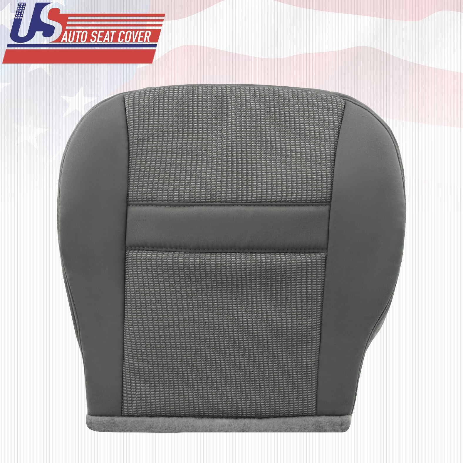 Driver Bottom Cloth Fabric Seat Cover Gray  2010 For Dodge Ram 1500
