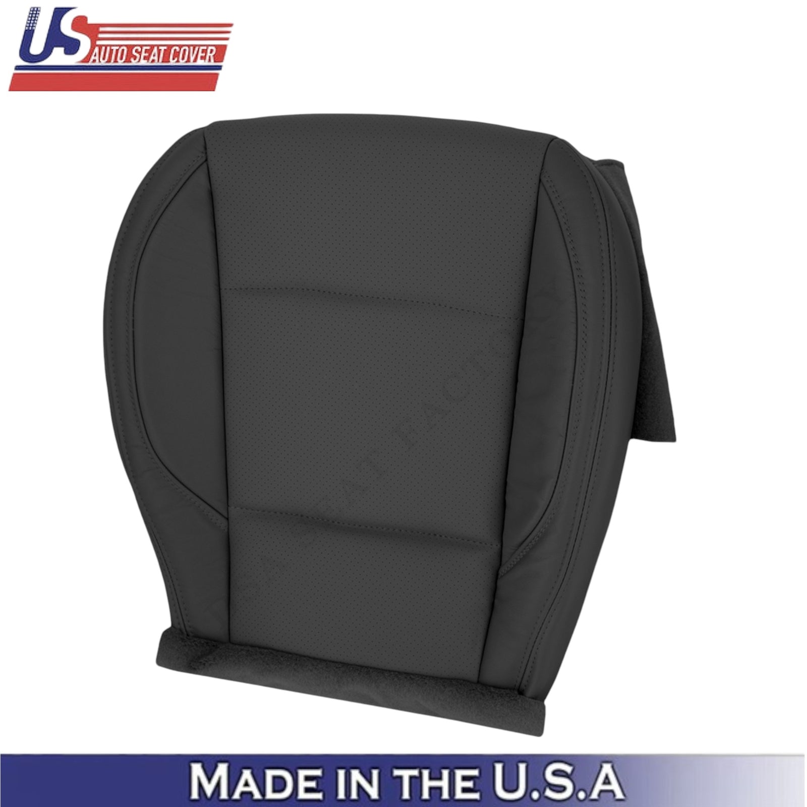 2018-2019 For Subaru Outback Leatherette Front Bottom Replacement Covers Black
