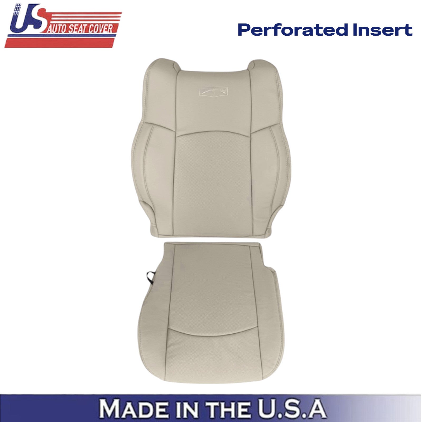 2013-2018 For Dodge Ram 2500 Laramie Genuine Leather Passenger Side Covers Tan