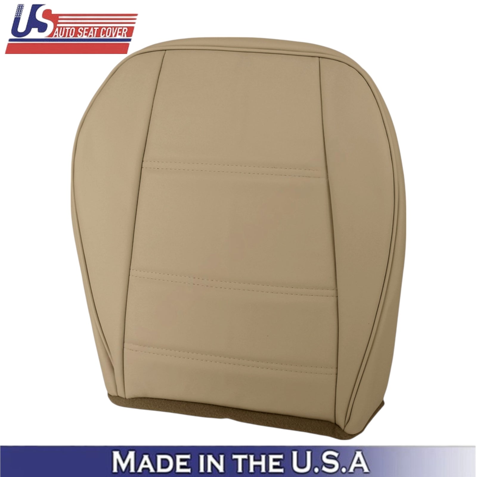 1999-2004 For Ford Mustang V6 Leatherette Passenger Side Covers Medium Parchment