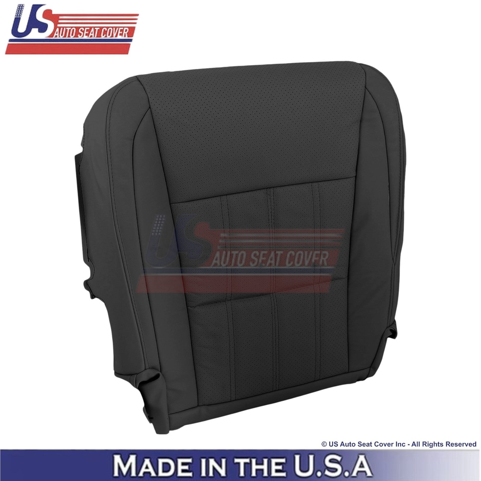 2016-2018 Fits Lexus ES 350 Genuine Leather Passenger Bottom Seat Cover Black