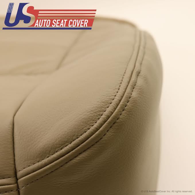 2002 2003 2004 2005 2006 2007 Ford F350 4X4 Driver Bottom Leather Seat-Cover TAN