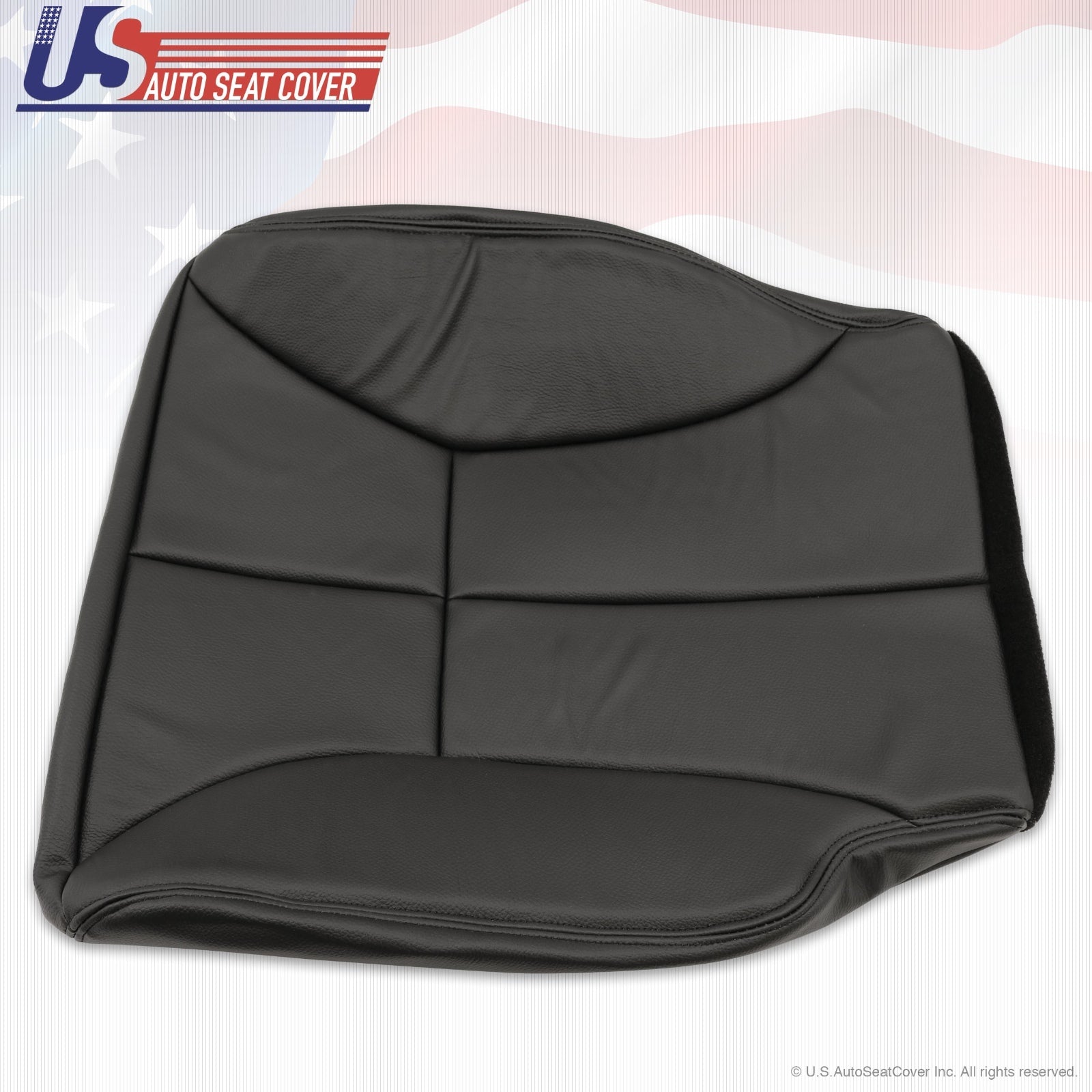 1998 1999 2000 2001 For Dodge Ram 1500 Driver Bottom Vinyl Seat Cover dark gray