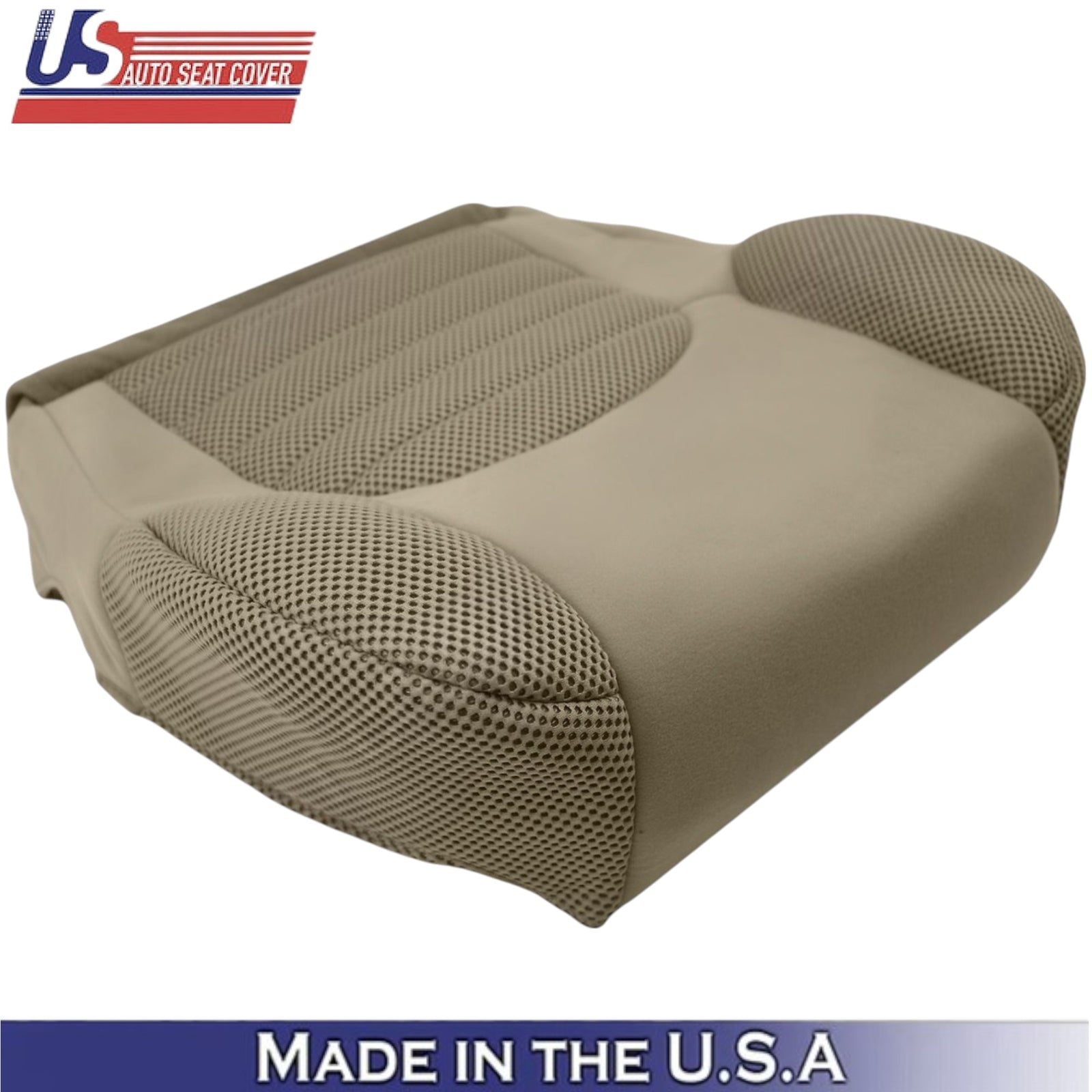 2007-2015 For Nissan Pathfinder Cloth Front Passenger Bottom Seat Cover Tan