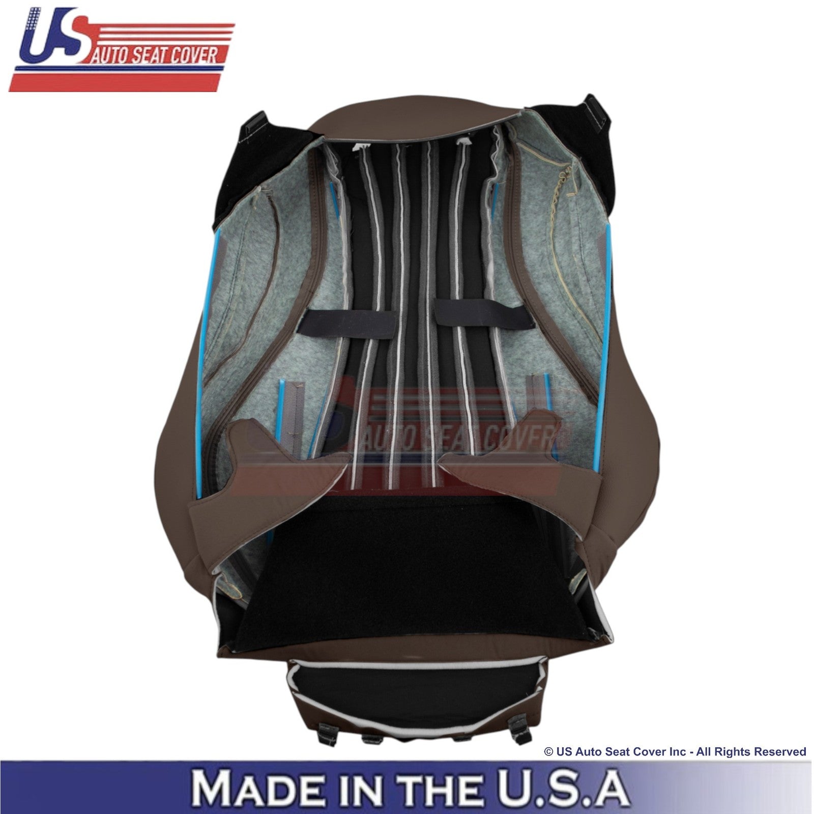 2017-2023 Fits Mercedes Benz E-Class Genuine Leather Driver Top Cover Nut Brown