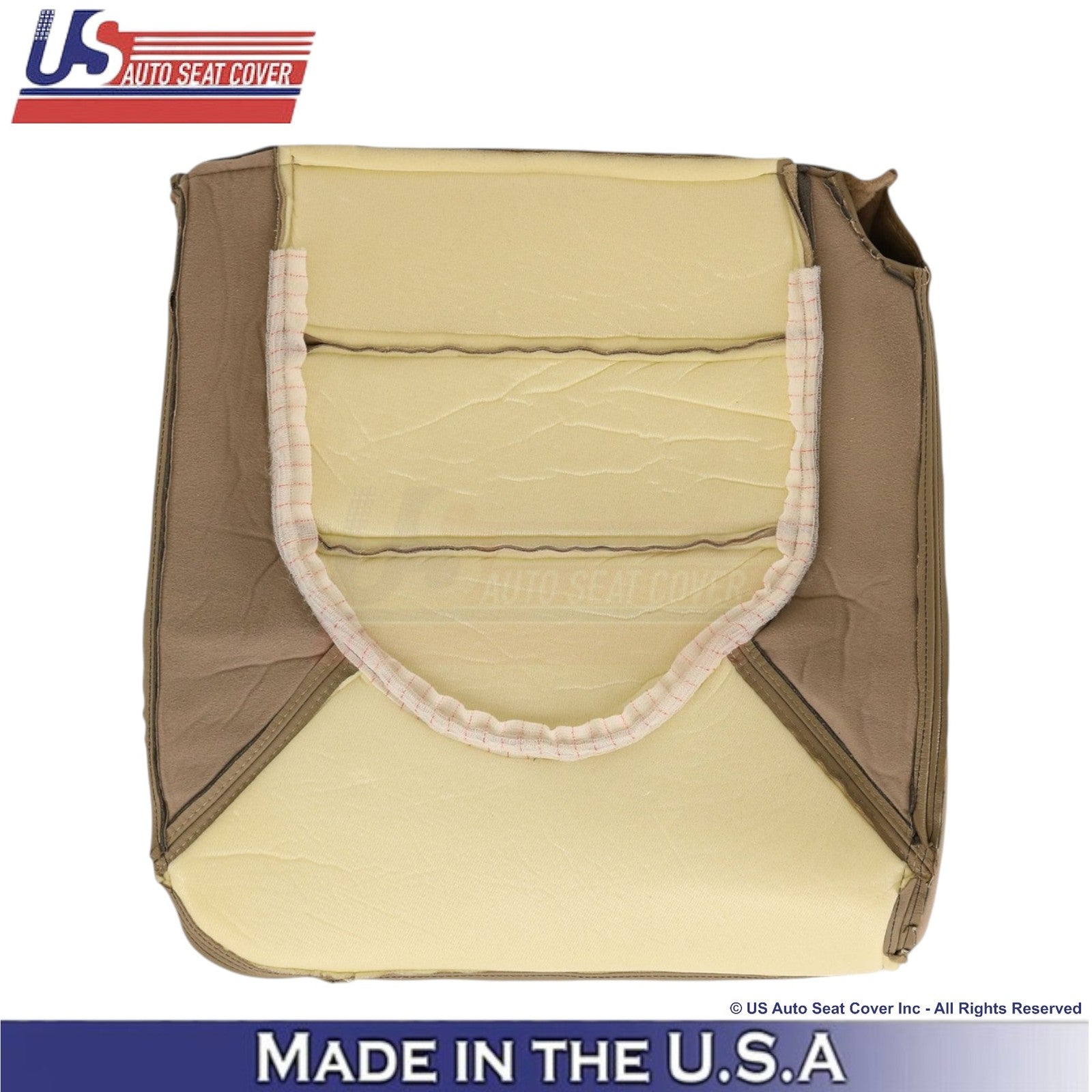 1998-2000 For Ford F250 Lariat Super Duty Leatherette Driver Covers Prairie Tan