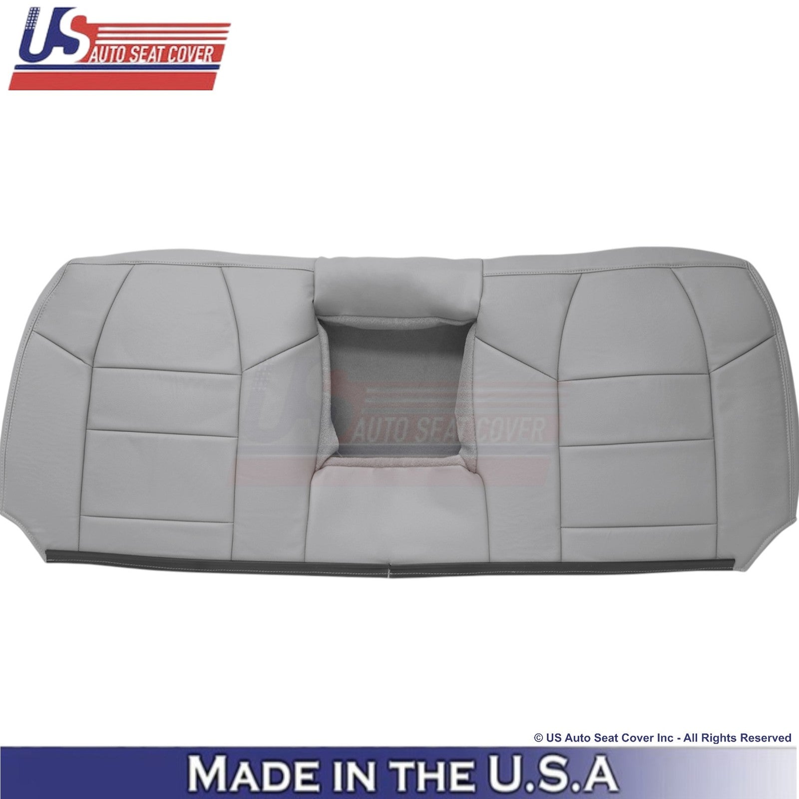 2003-2007 For Ford F250 F350 Lariat Leatherette Rear Bench Top Covers Gray