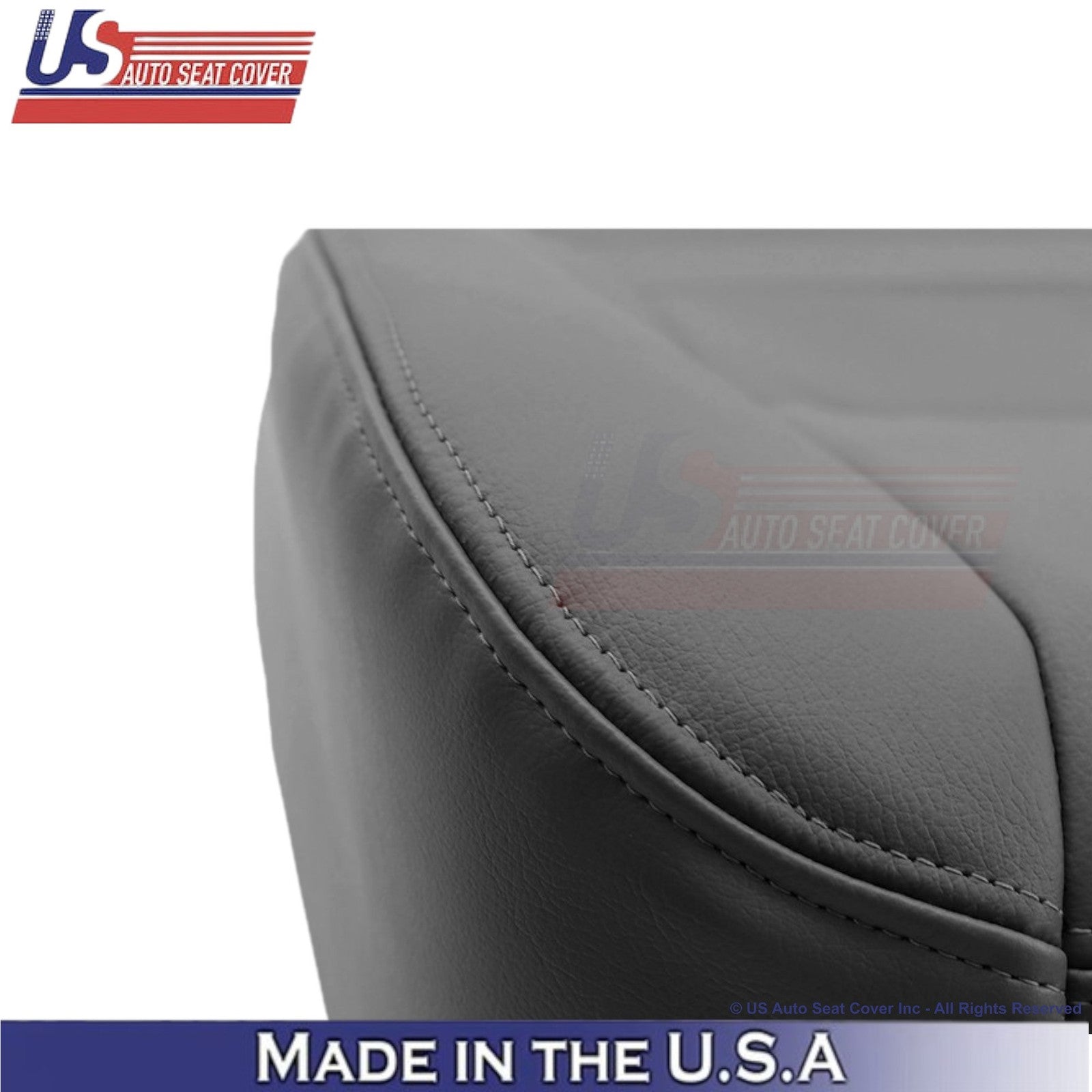 2003-2007 Fits Ford F250 F350 Lariat Leatherette  Front Bottom OEM Covers Gray