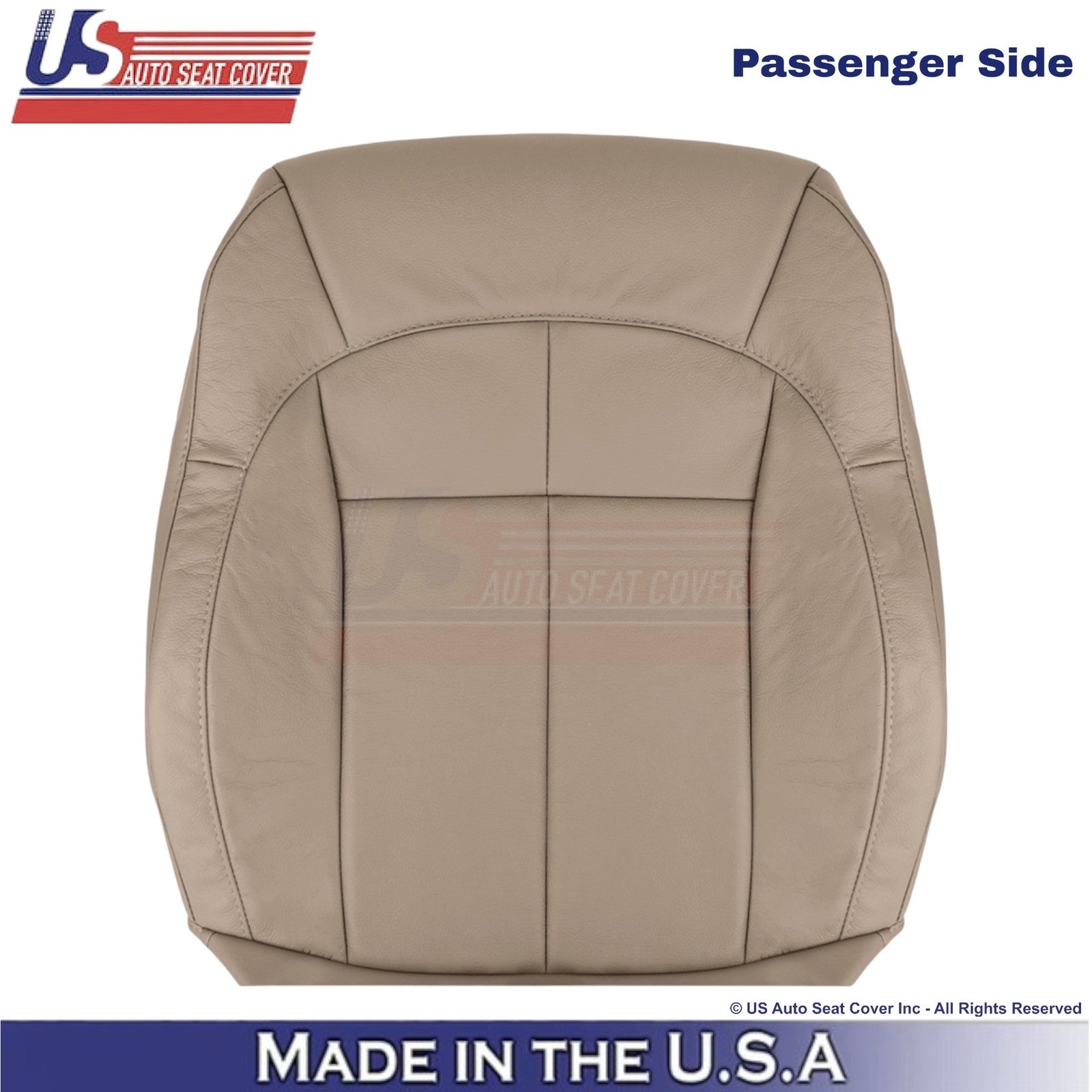 2001-2004 For Jeep Grand Cherokee Leatherette Front Seat Covers Sandstone Beige