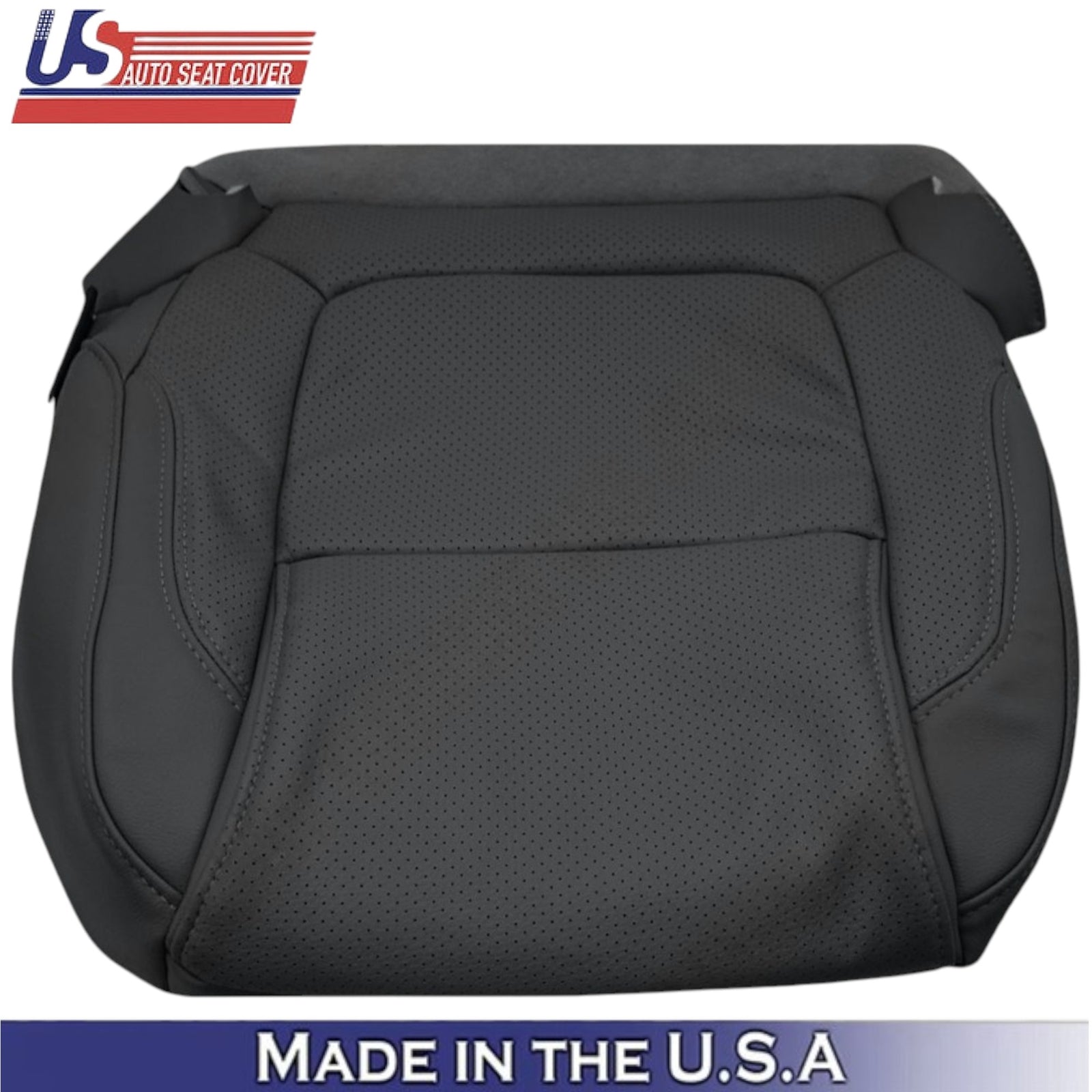 2011-2015 For Ford Explorer Limited Leatherette Driver Bottom Seat Cover Black