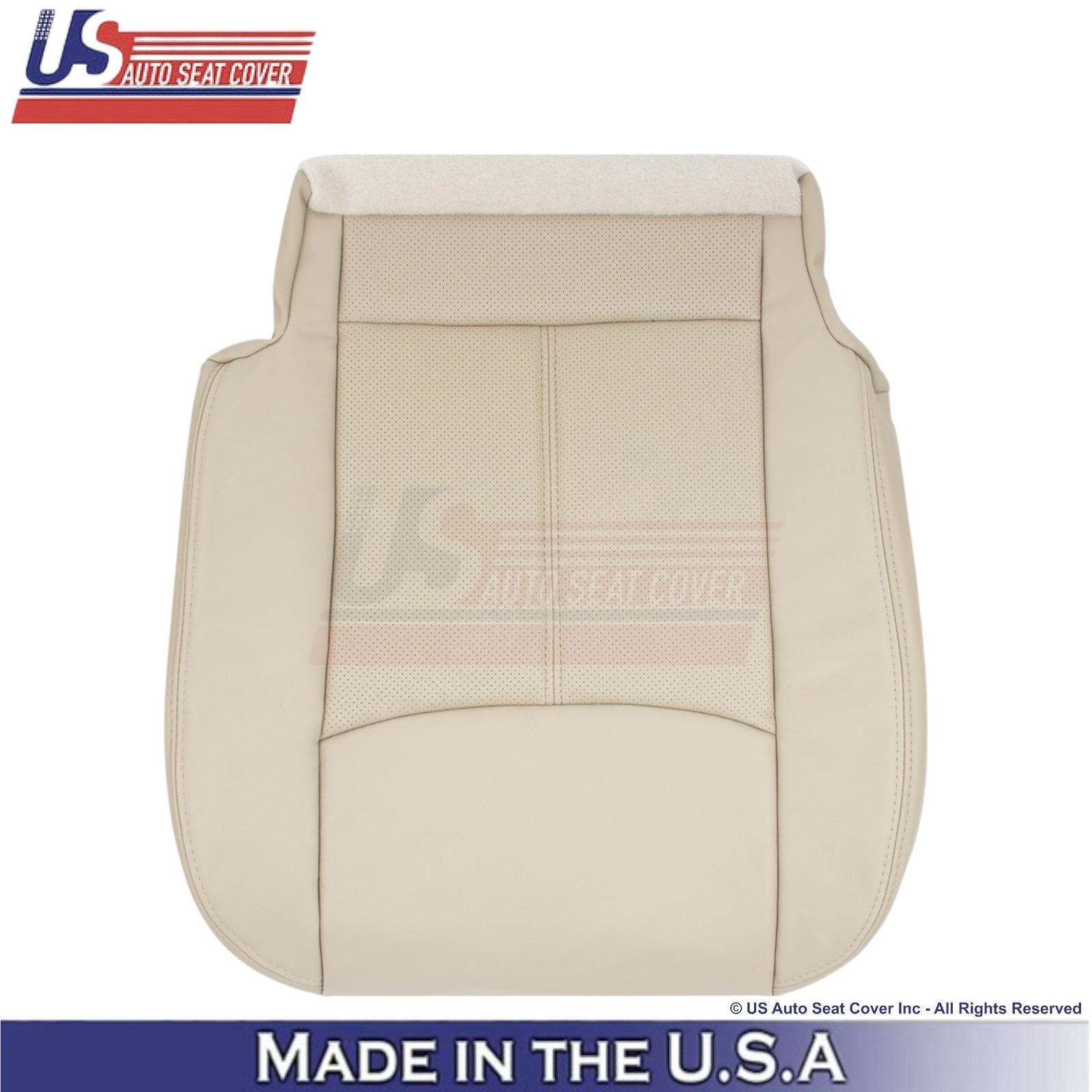 2013-2020 For Nissan Pathfinder Leather Bottom Replacement Seat Covers Almond