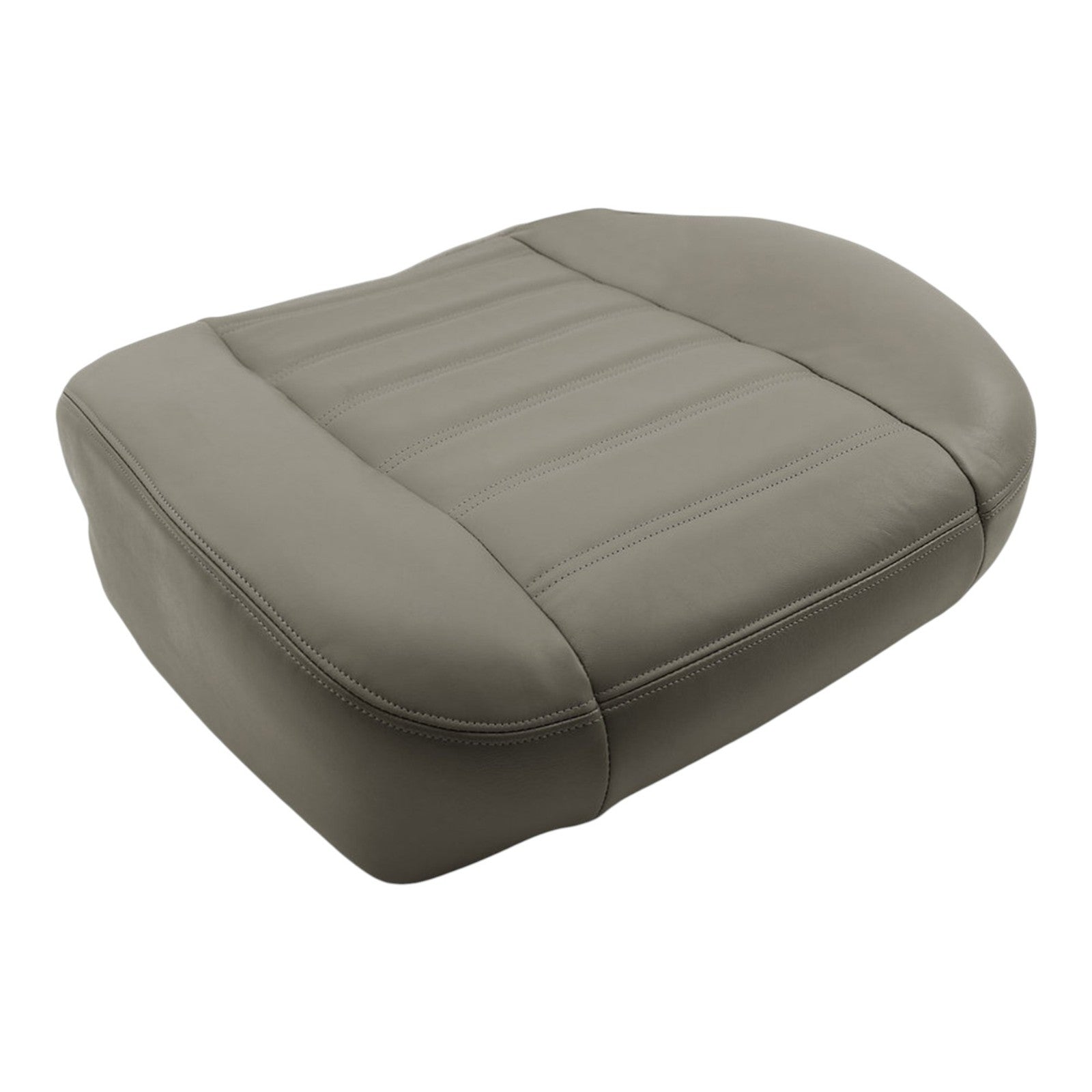 2003-2007 For Hummer H2 Leatherette Passenger Bottom Seat Cover Wheat Gray