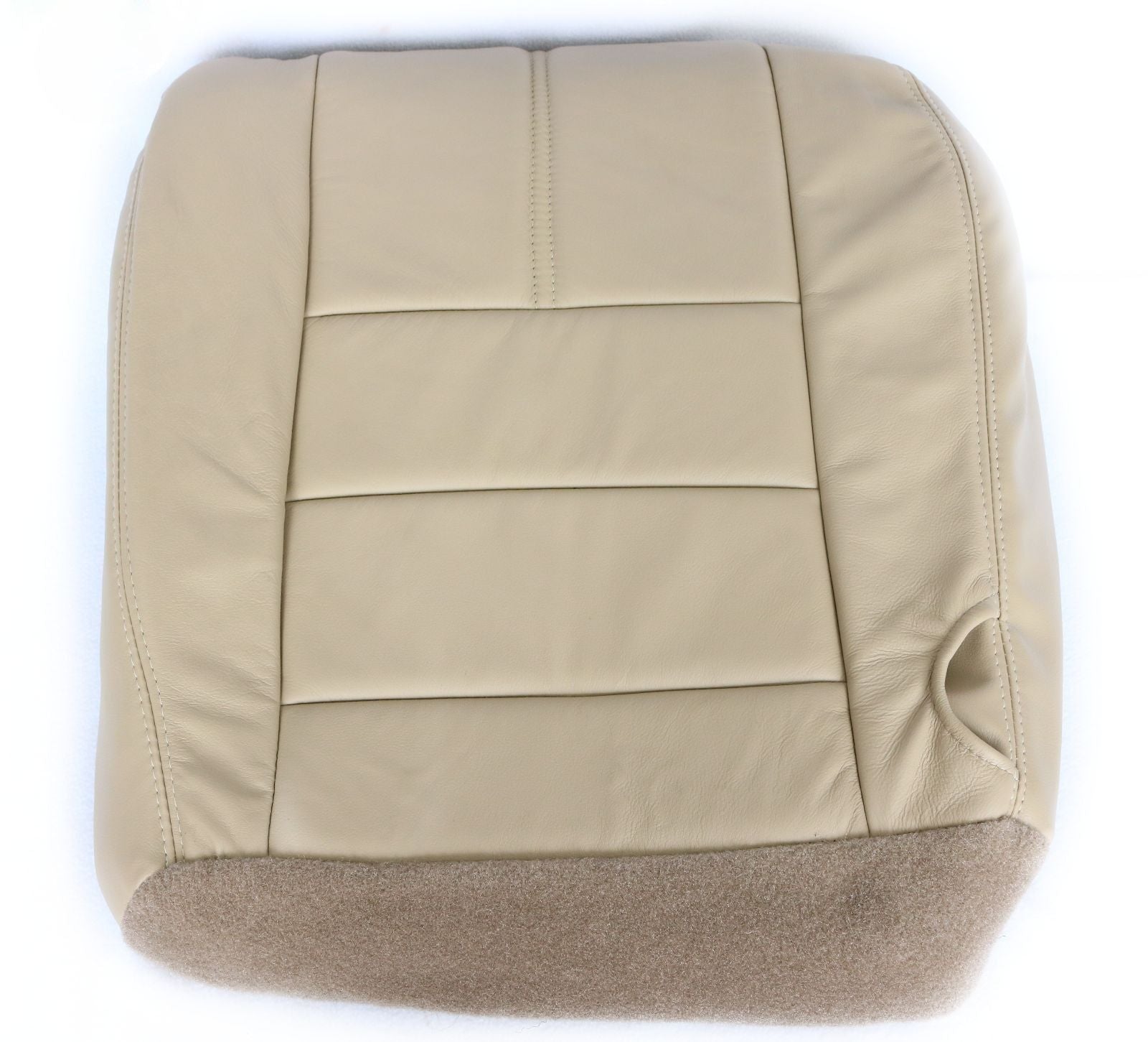 08 09 2010 Ford F250 F350 Driver Bottom Replacement Leather Seat Cover Tan