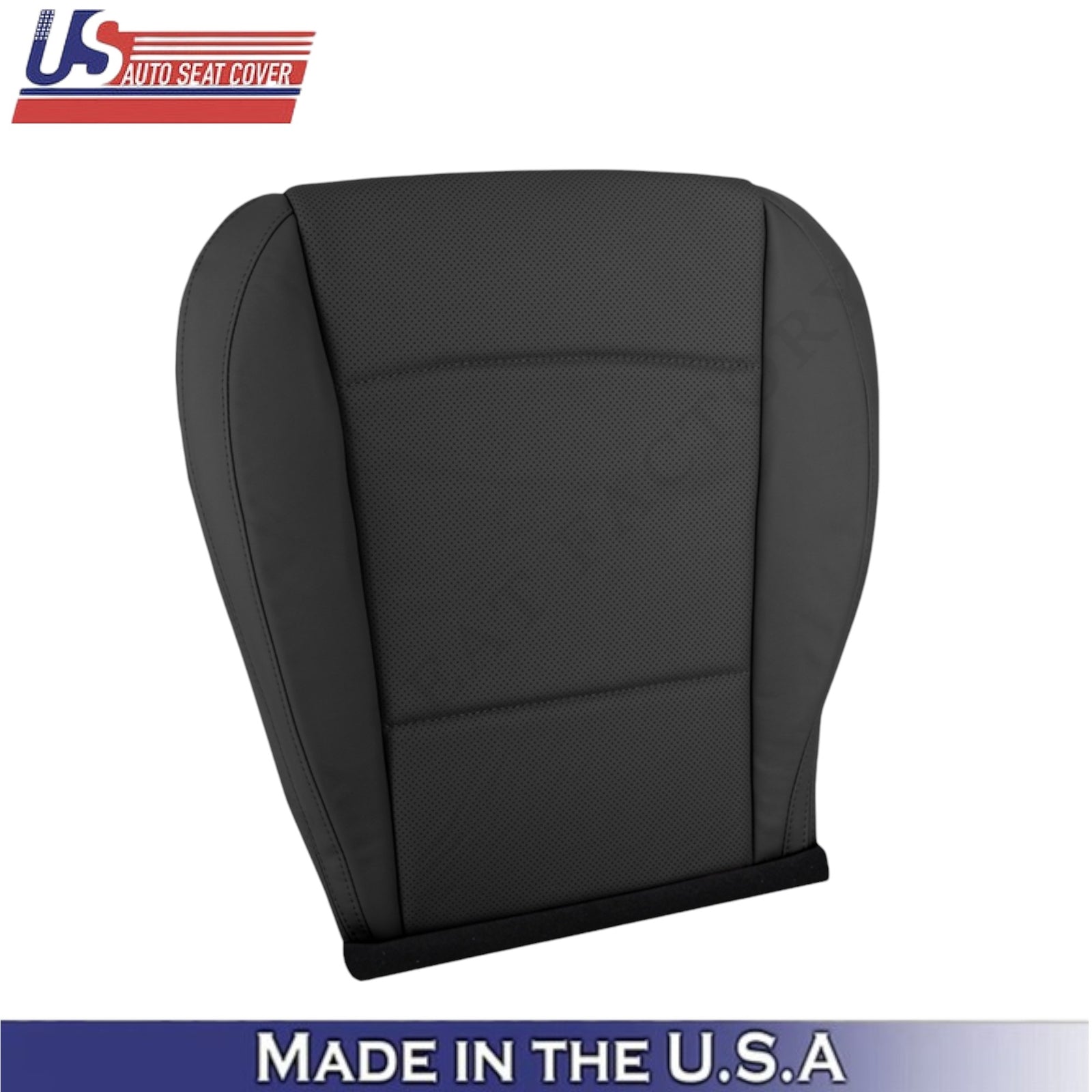 2015-2017 For Subaru Outback Leatherette Front Replacement Covers Slate Black