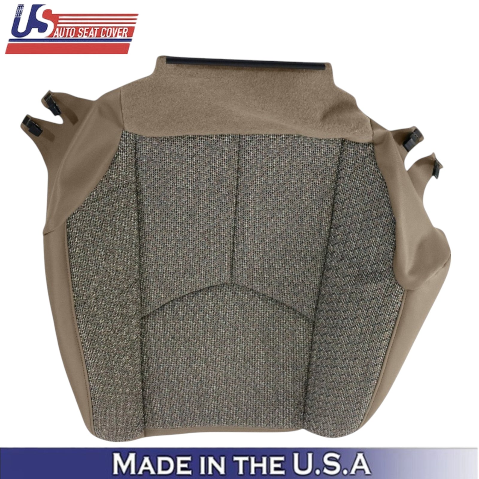 2003-2007 For Chevy Silverado 1500 Cloth Fabric Front Bottom Seat Covers Tan