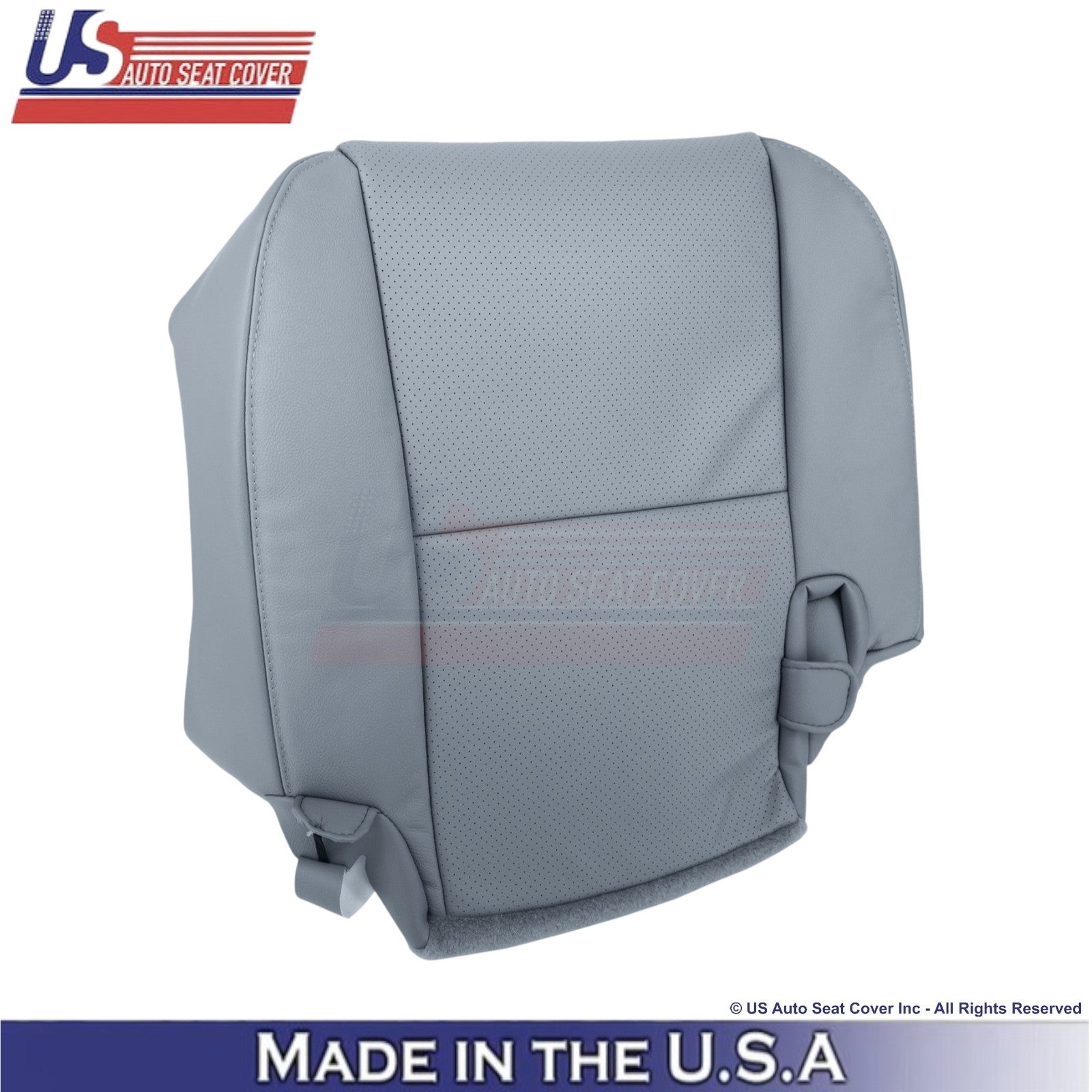 2008-2014 For Toyota Sequoia Leather Perf. Rear Right Bottom Seat Cover Graphite