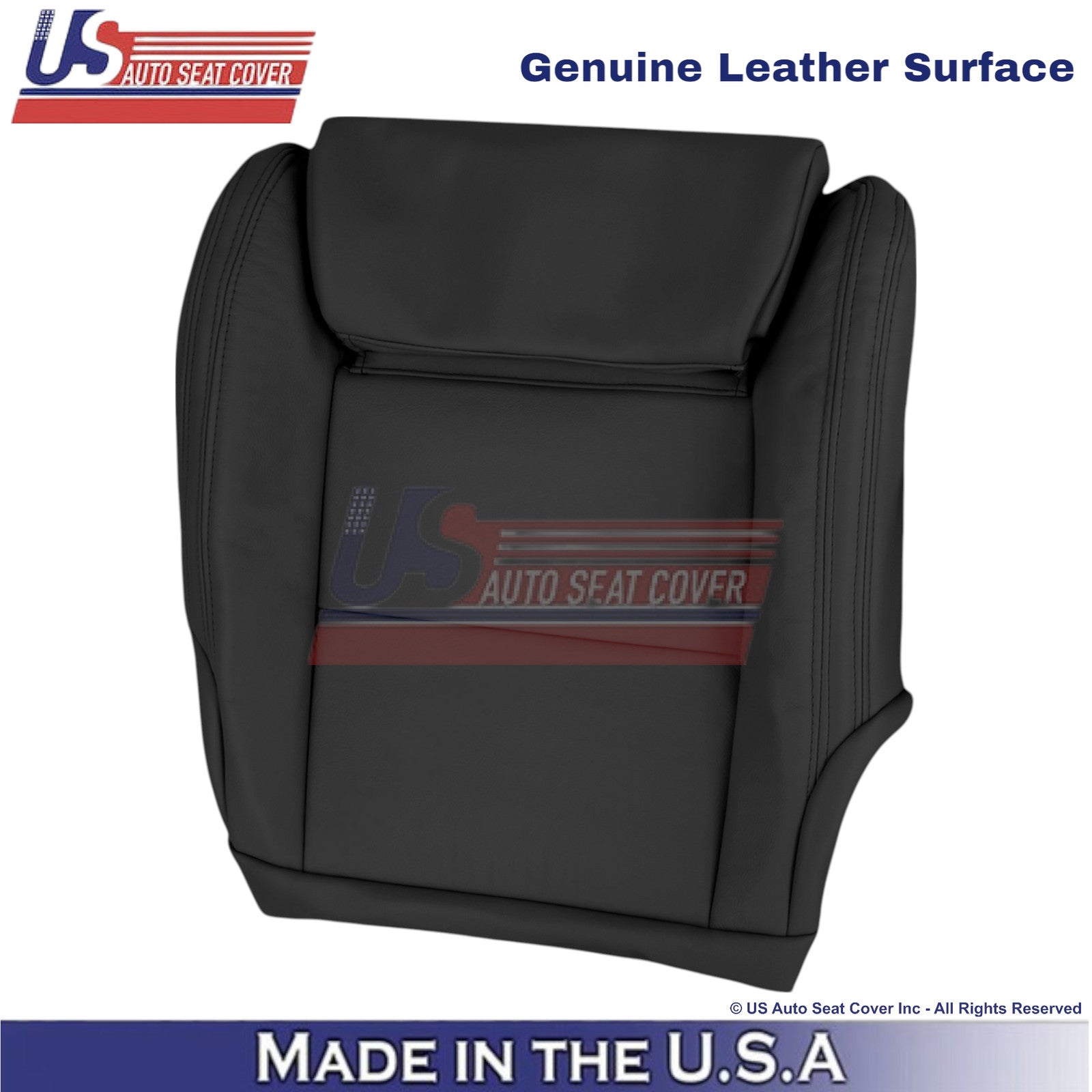 2016-2020 Fits Mercedes Benz GLA250 X156 Driver Bottom Leather Seat Cover Black