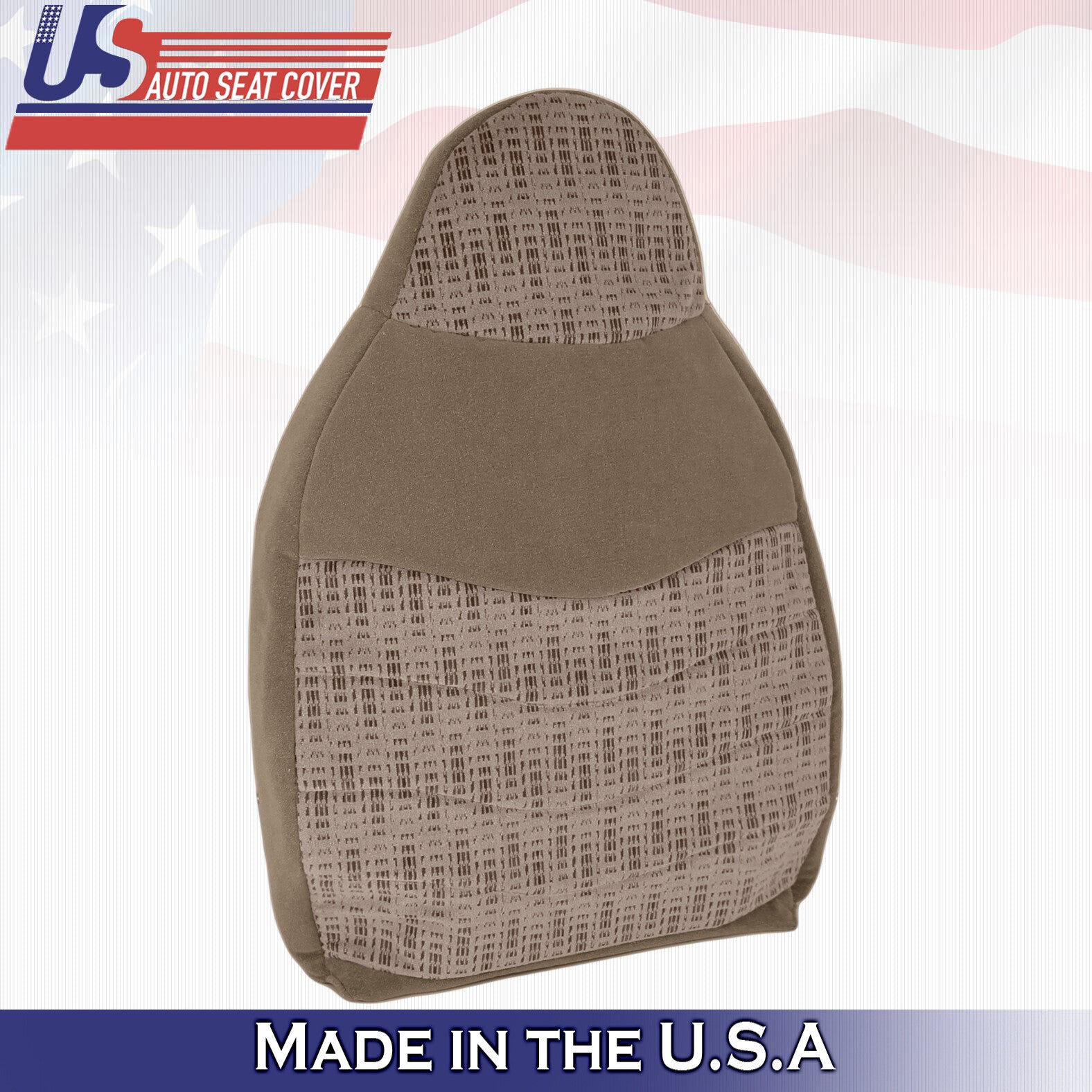 2000 For Ford F250 F350 F450 F550 XLT Driver Side Top Cloth Seat Cover Tan