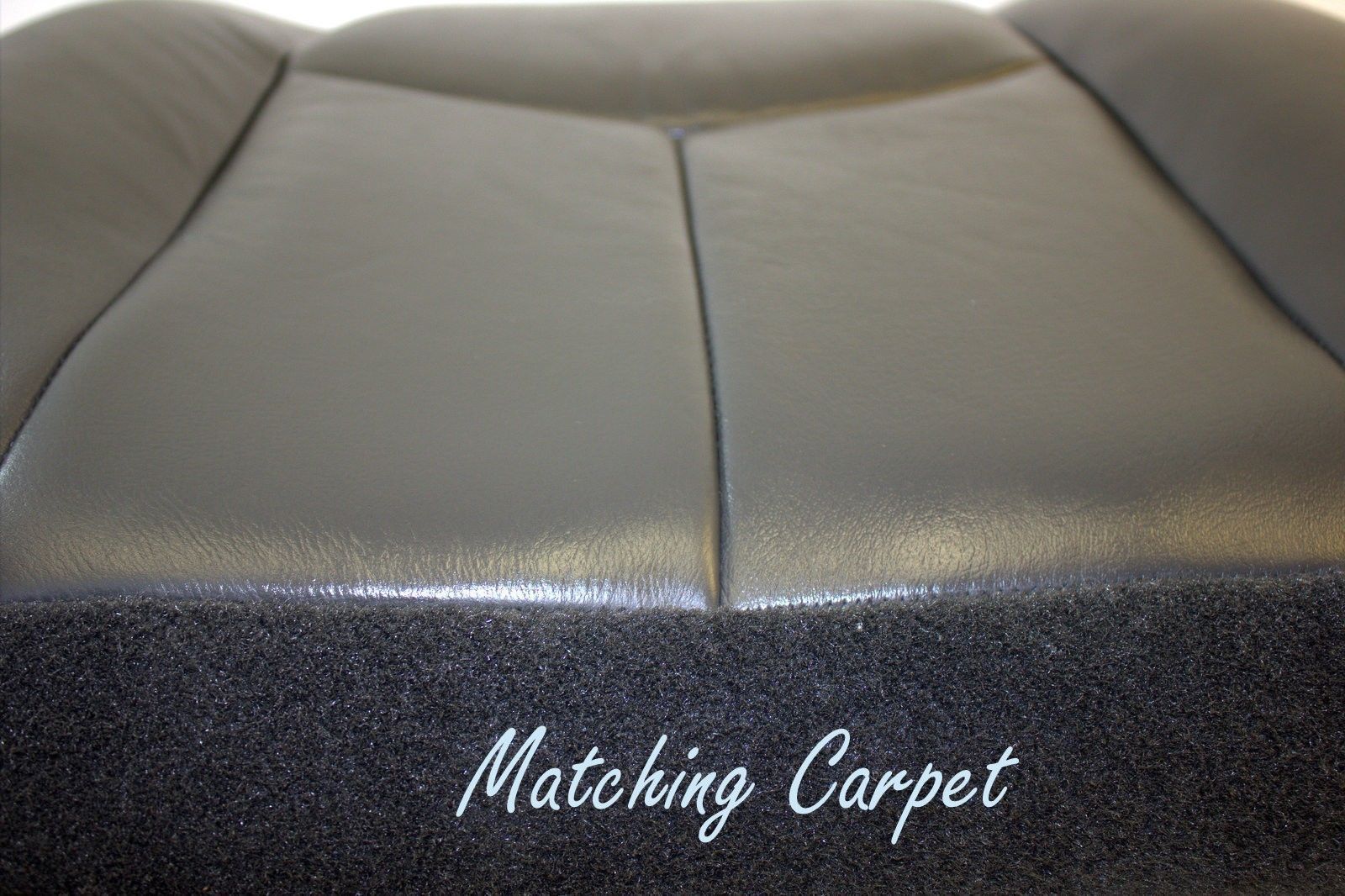 03 04 05 06 Chevy GMC Duramax Diesel Truck Driver Bottom Seat Cover Dark Gray