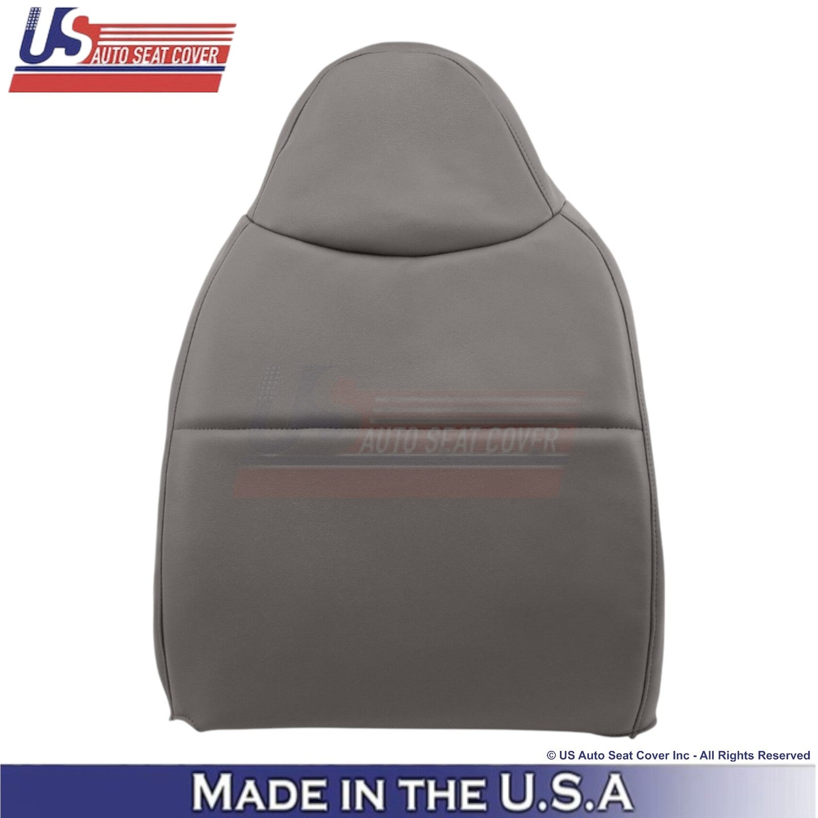 2008-2010 Fits Ford F-250 XL Leatherette Front Seat Covers Medium Dark Stone