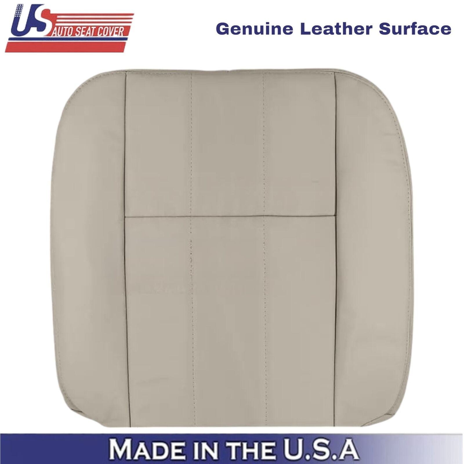2003-2005 For Mercury Grand Marquis Genuine Leather Front Seat Covers Parchment
