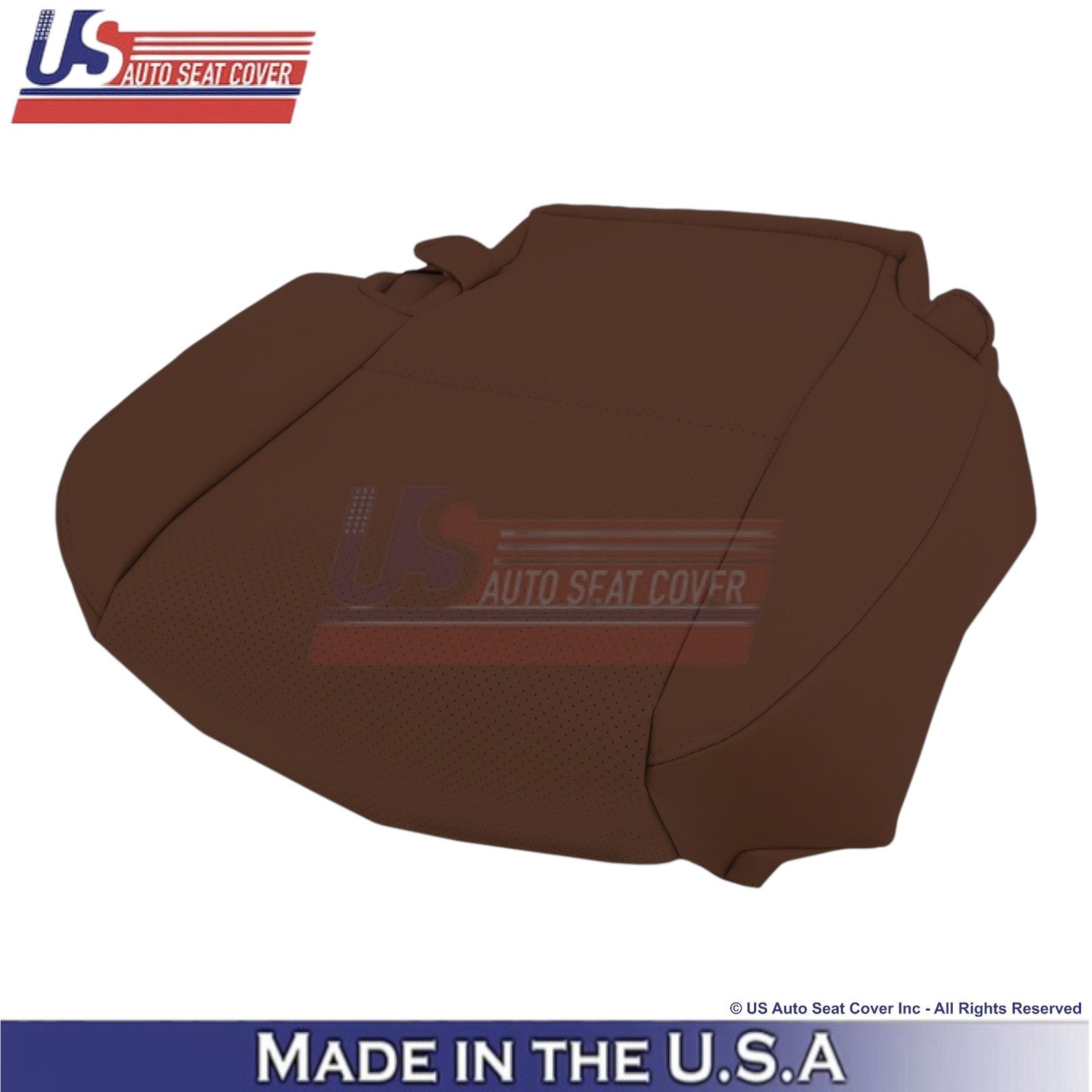 2008-2014 For Toyota Sequoia Leather Perf. Rear Left Bottom Seat Cover Red Rock
