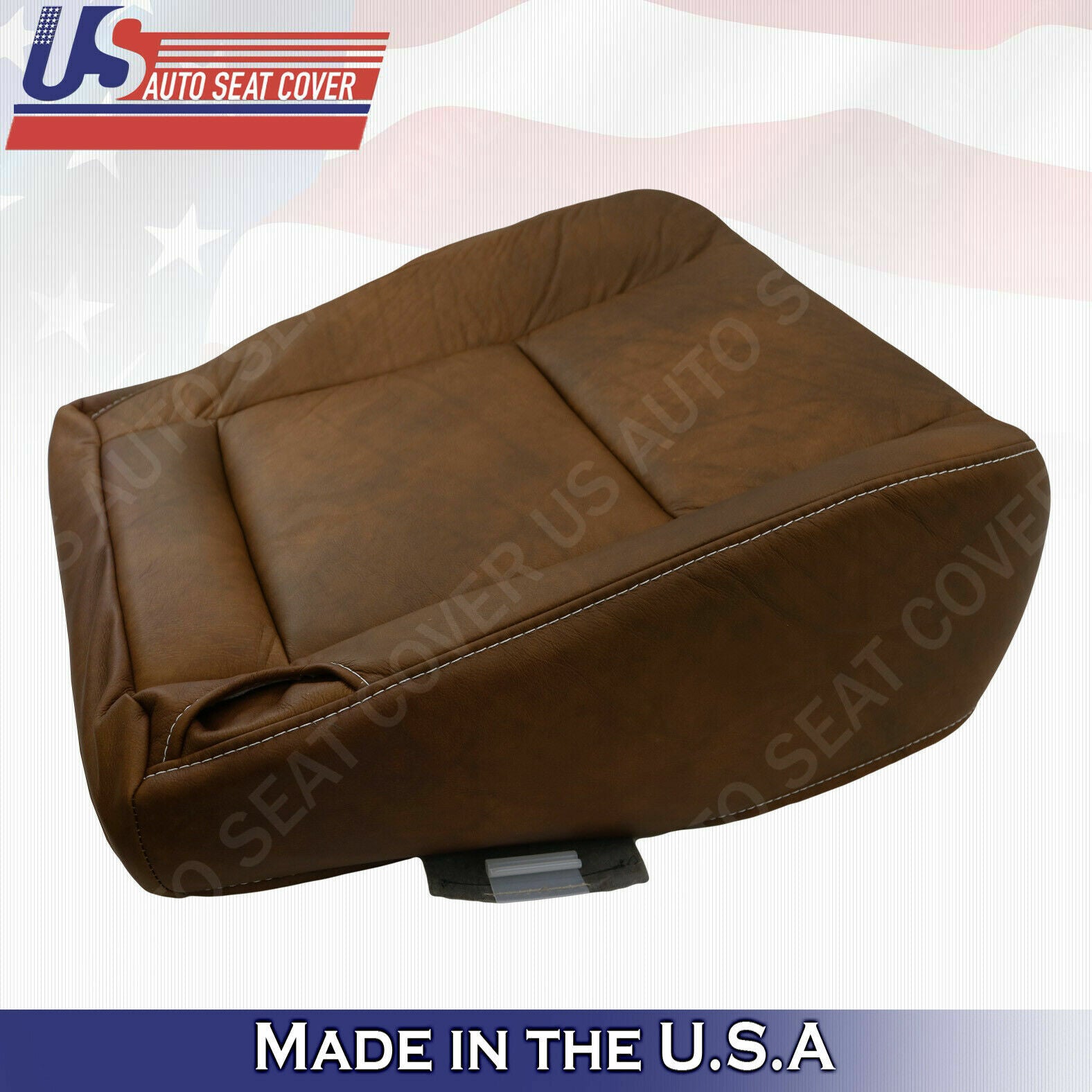 2005 2006 2007 Ford F-250 F-350 Driver Bottom Leather Seat Cover For KING RANCH