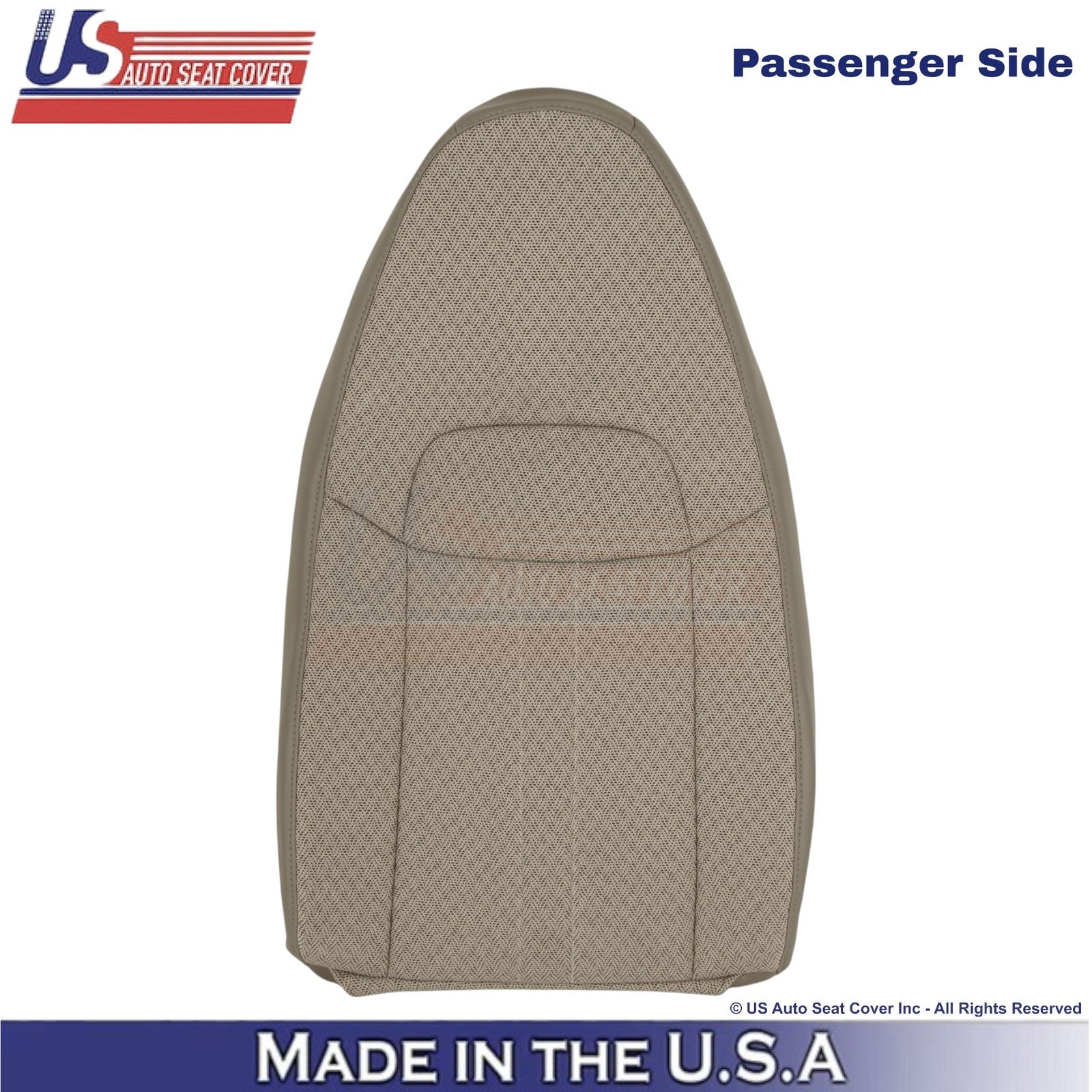 1996-2025 Fits Chevrolet Express Cloth Front Passenger Top Replacement Cover Tan